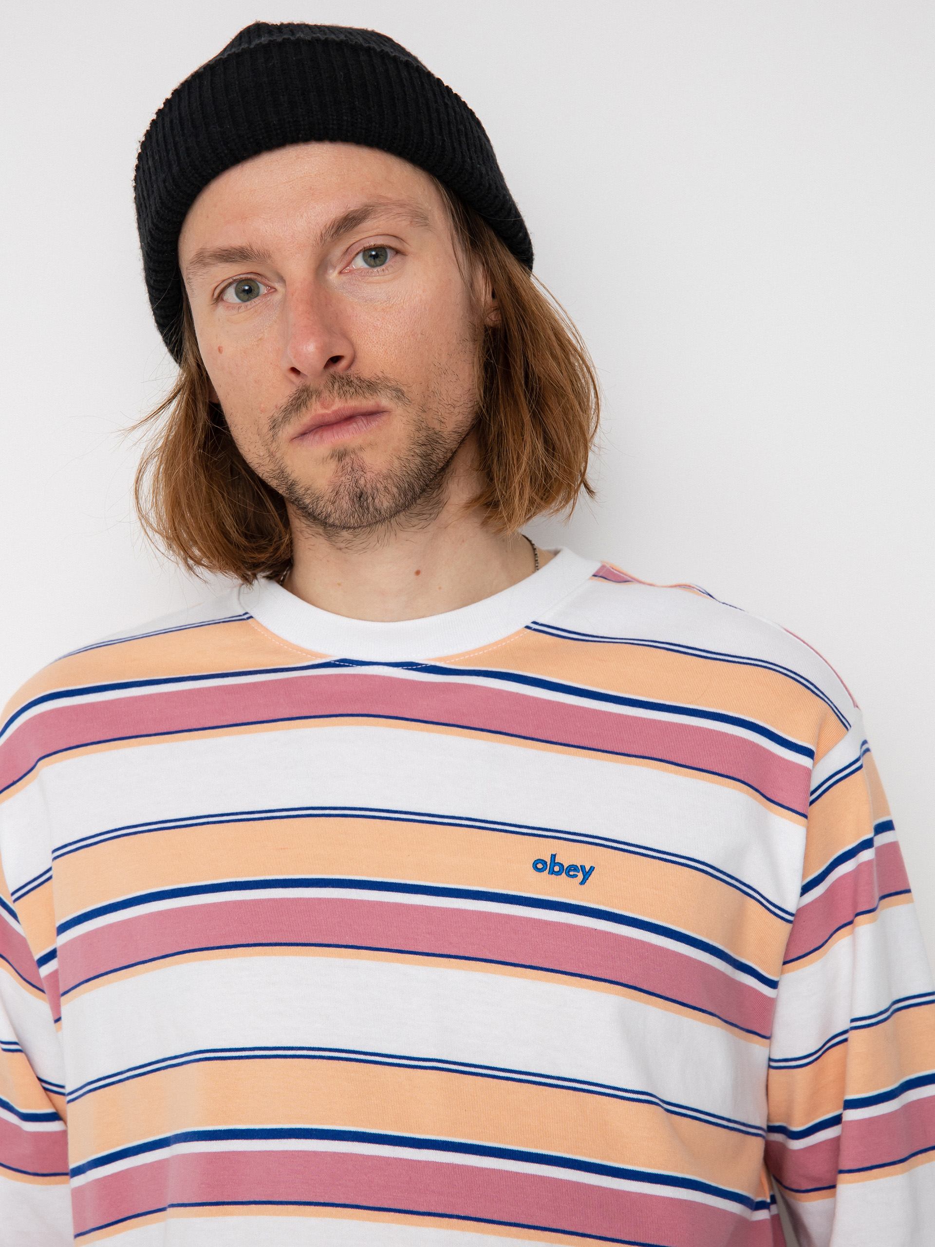 Longsleeve OBEY Direct (white multi)