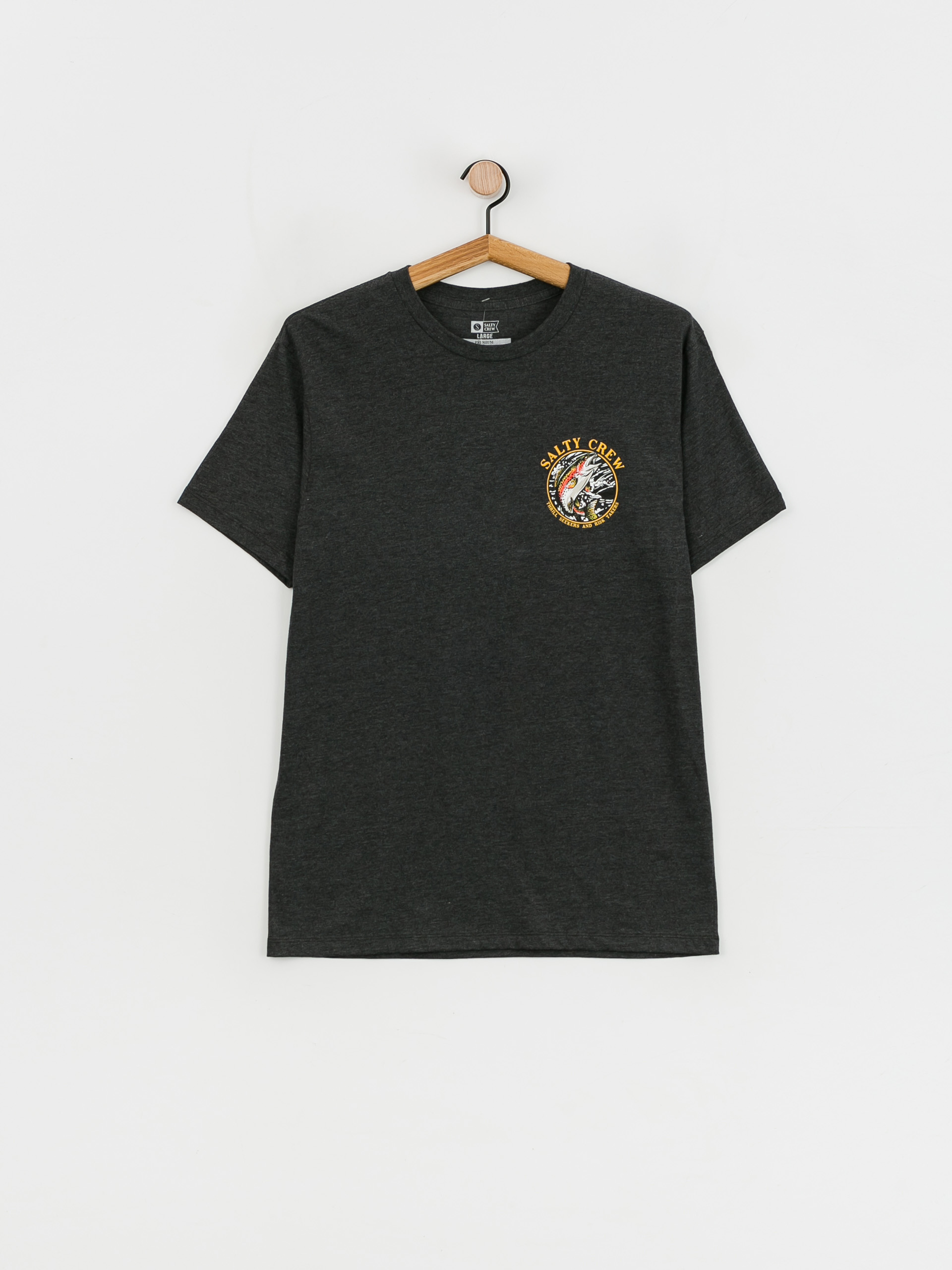 T-shirt Salty Crew Rainbow (charcoal heather)