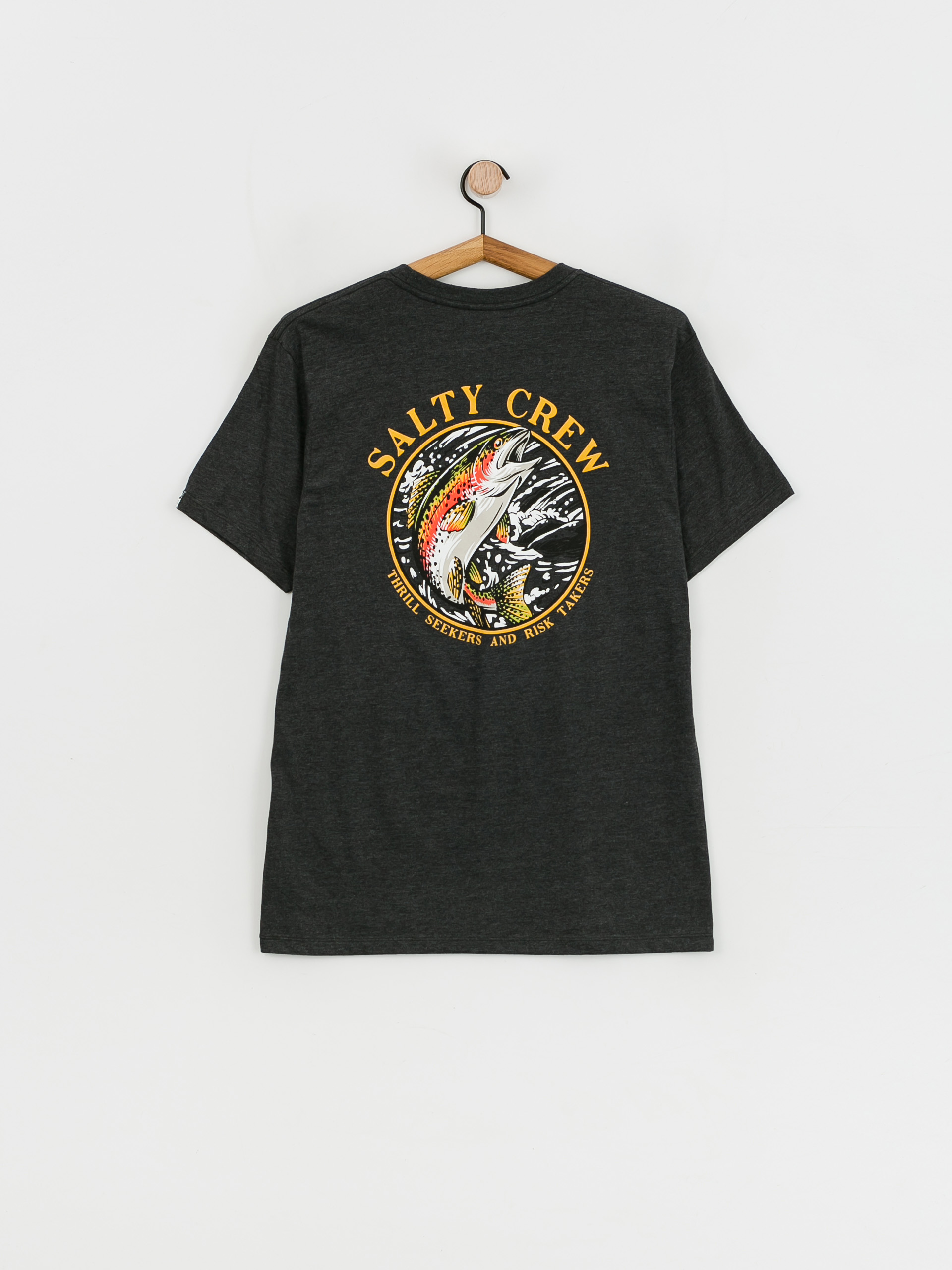 T-shirt Salty Crew Rainbow (charcoal heather)