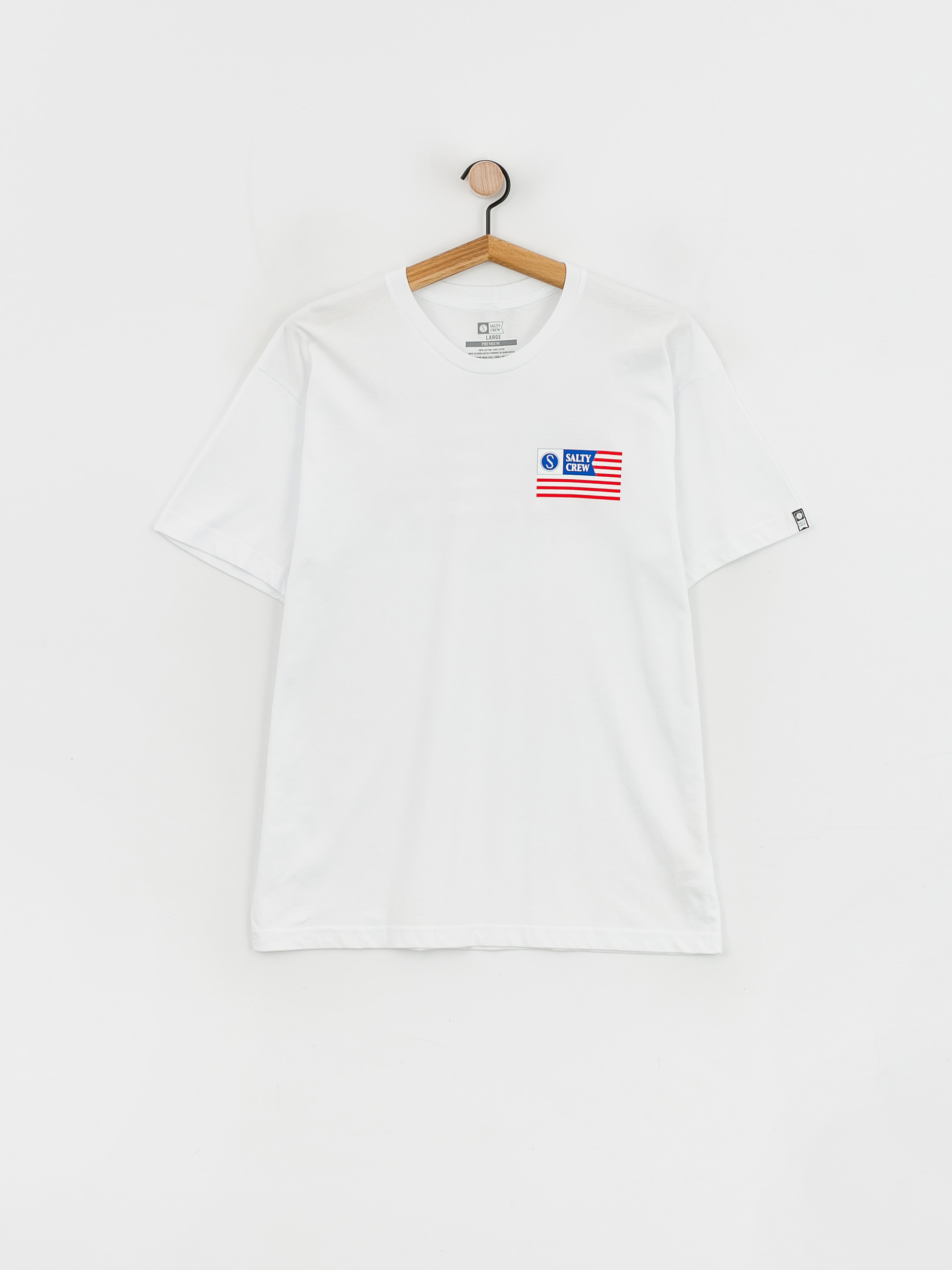 T-shirt Salty Crew Stars And Stripes Prem (white)