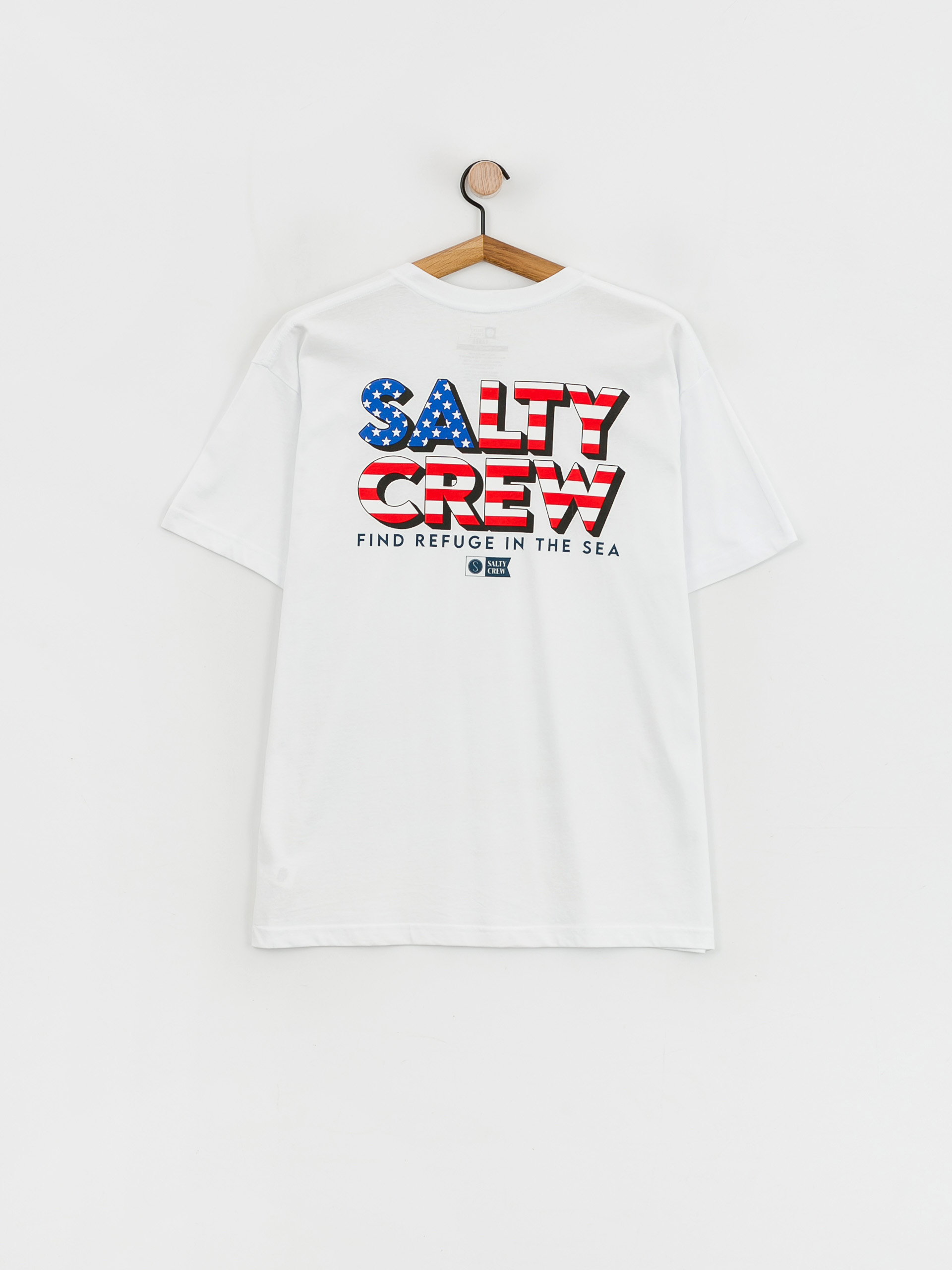 T-shirt Salty Crew Stars And Stripes Prem (white)