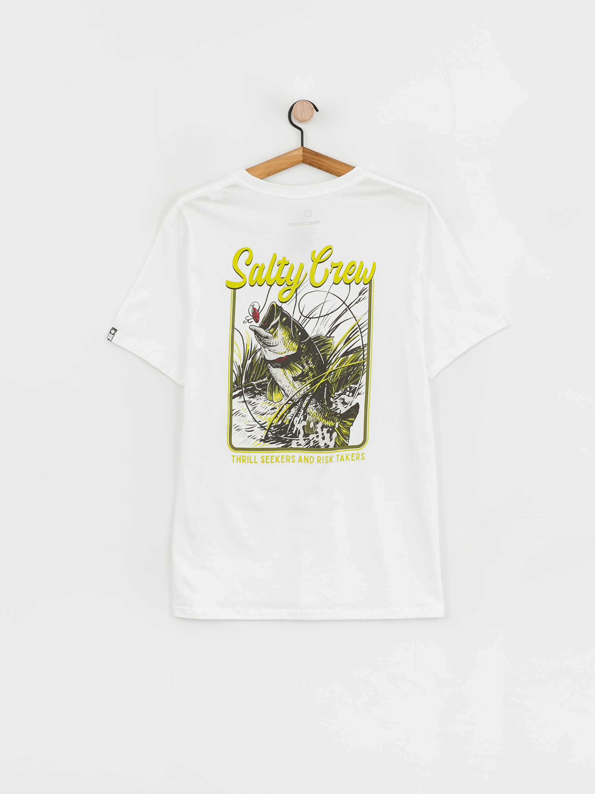 T-shirt Salty Crew Largemouth (white)