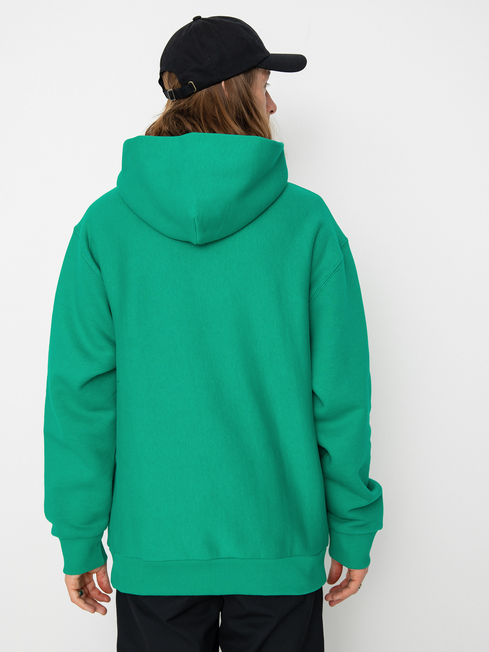 Bluza z kapturem HUF Madison Heavyweight HD (emerald)