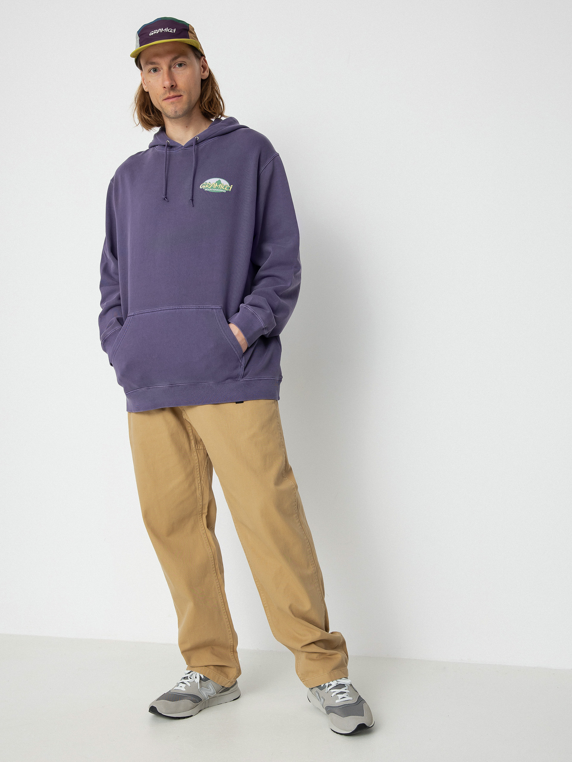 Bluza z kapturem Gramicci Summit HD (purple pigment)