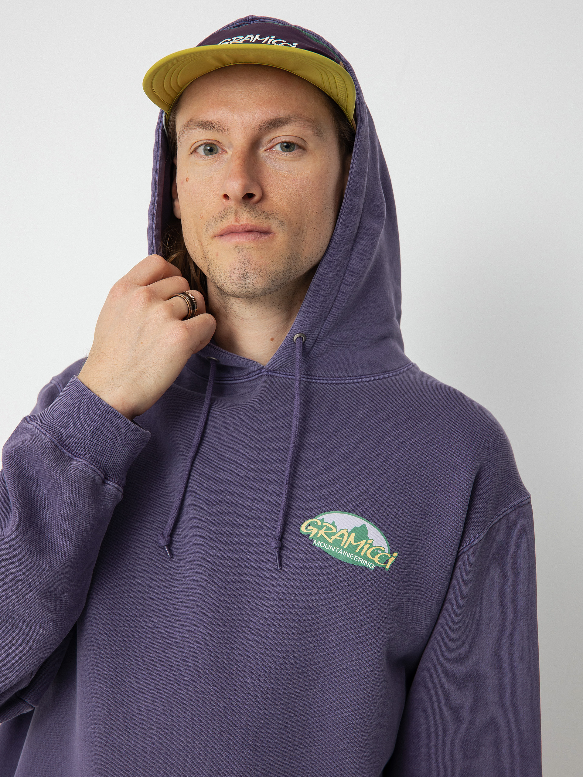 Bluza z kapturem Gramicci Summit HD (purple pigment)