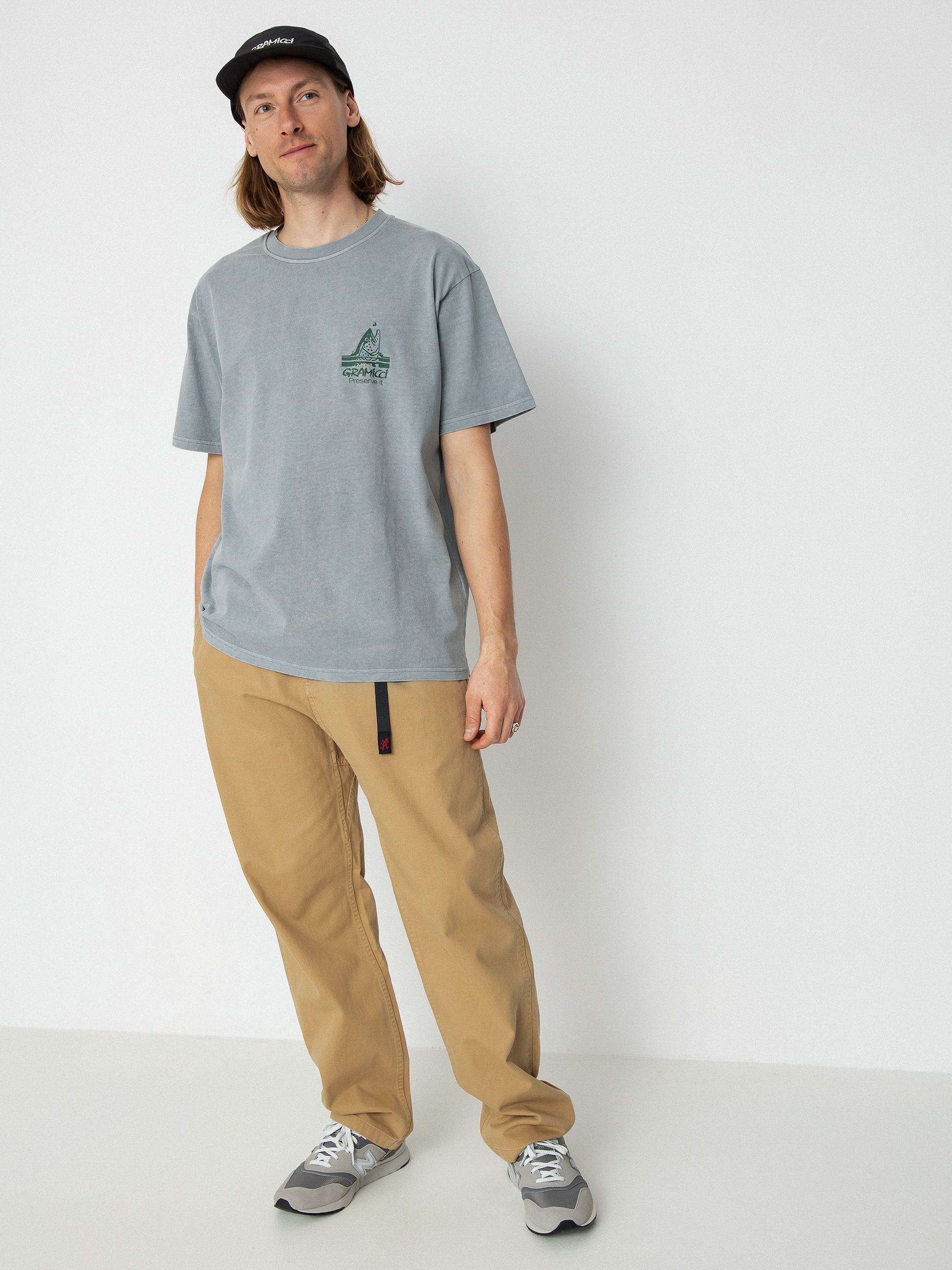 T-shirt Gramicci Trout (smoky slate pigment)