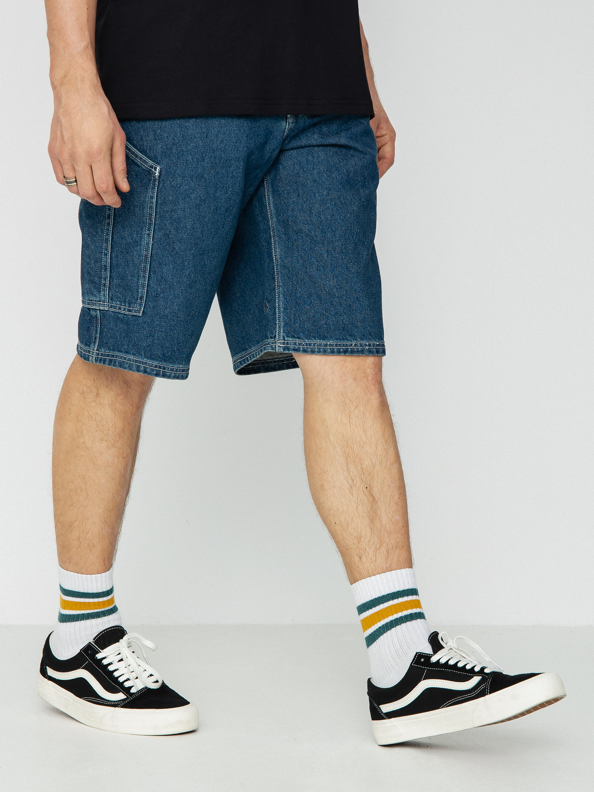 Szorty Volcom Labored Denim Utility (indigo ridge wash)