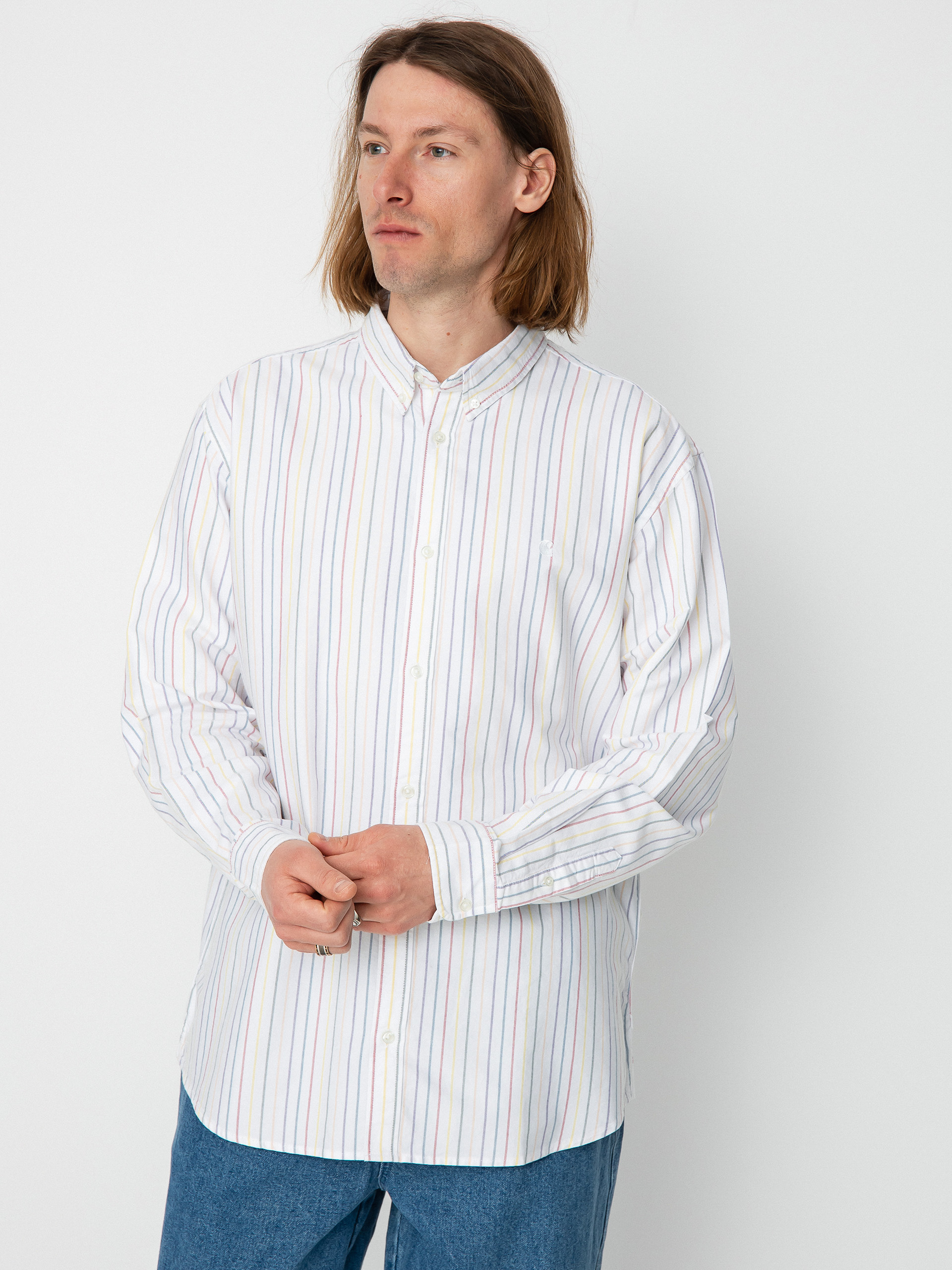 Koszula Carhartt WIP Dabney (dabney stripe multicolor/white)