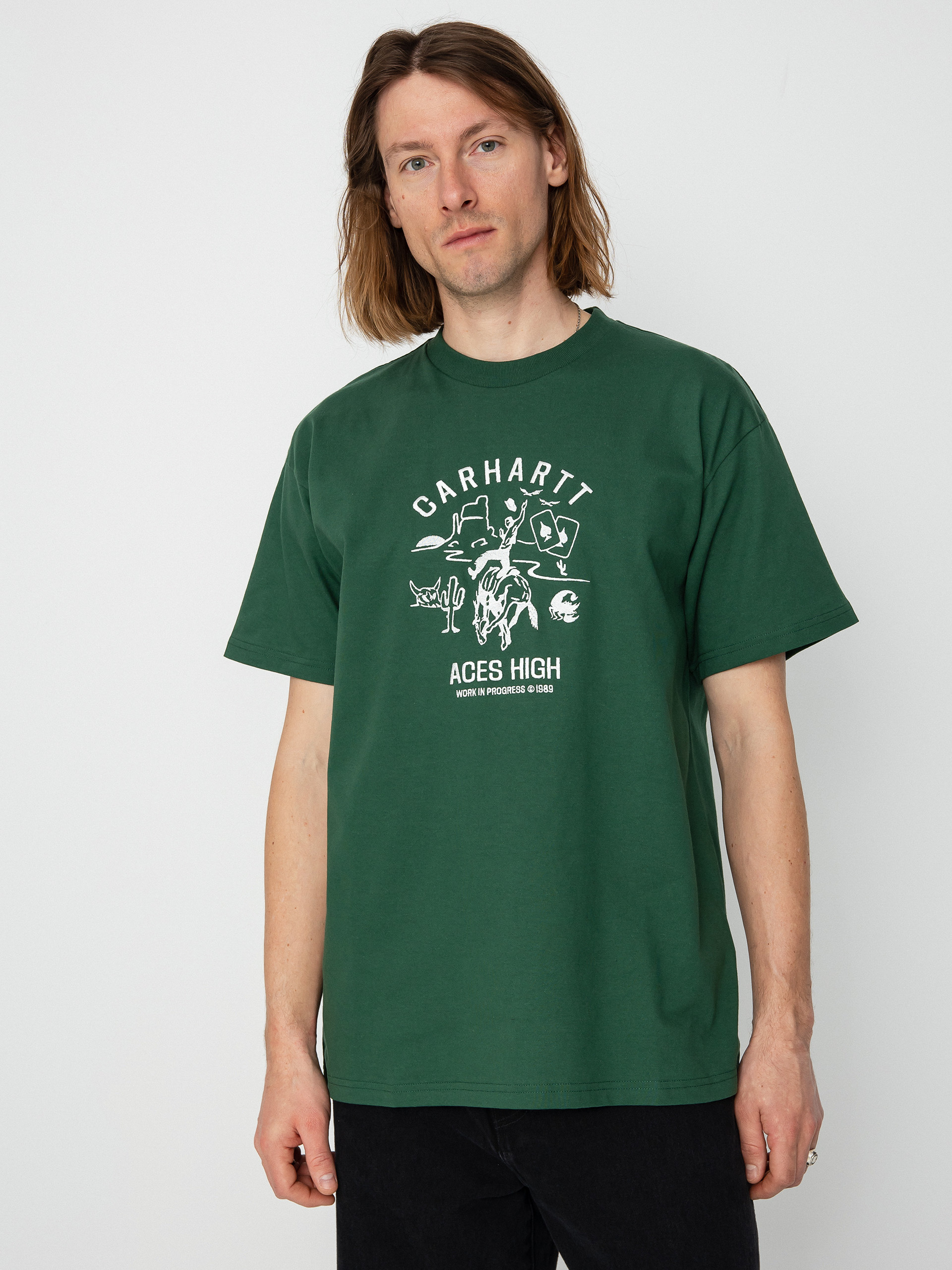 T-shirt Carhartt WIP Souvenir Valley (treehouse/wax)