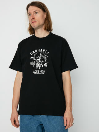 Carhartt WIP Тениска Souvenir Valley (black/wax)