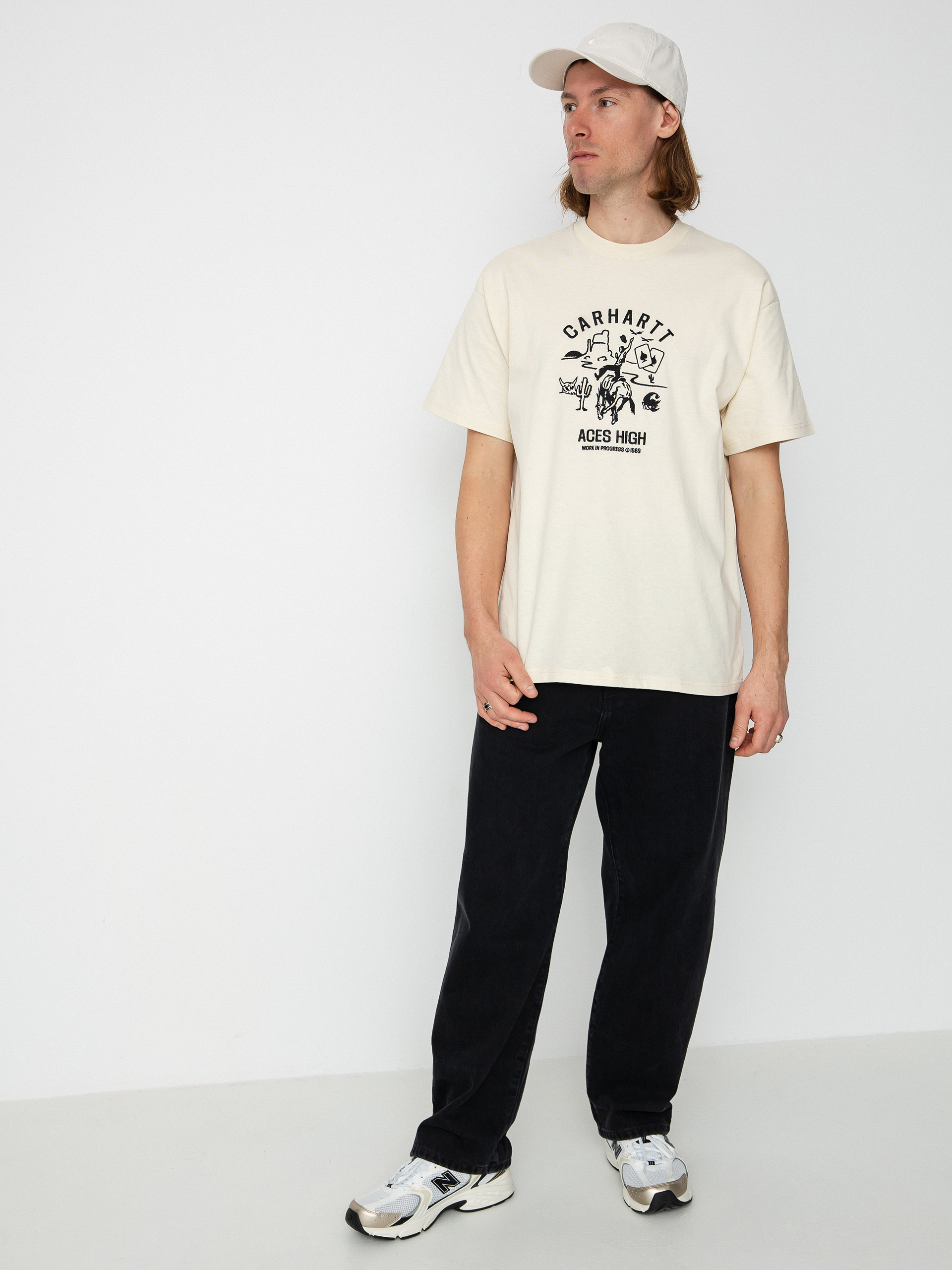 T-shirt Carhartt WIP Souvenir Valley (natural/black)