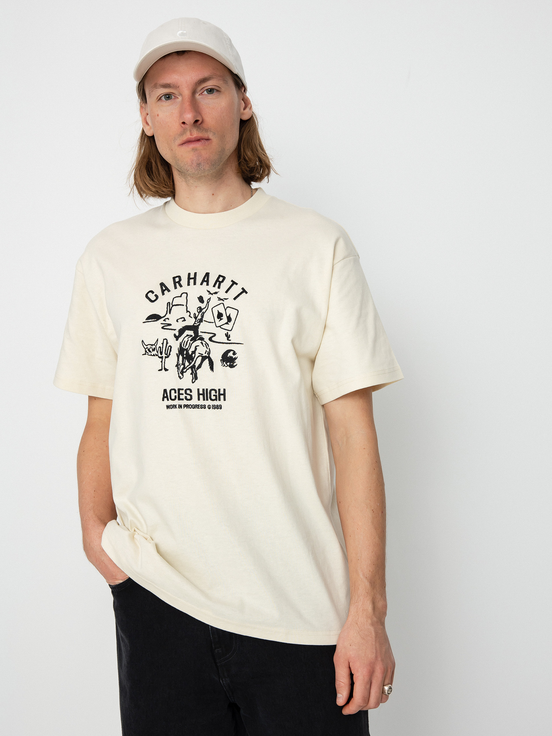 T-shirt Carhartt WIP Souvenir Valley (natural/black)