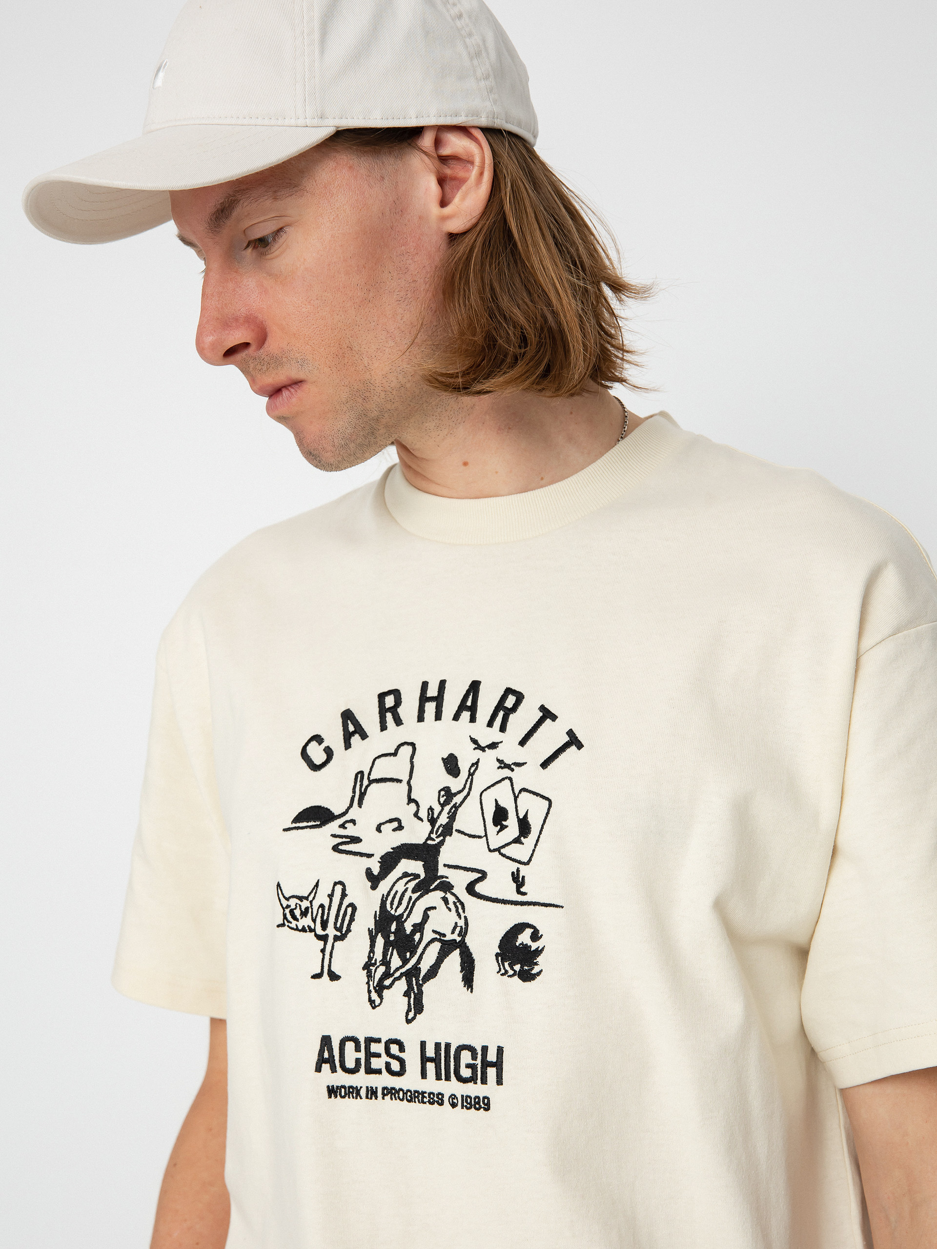 T-shirt Carhartt WIP Souvenir Valley (natural/black)