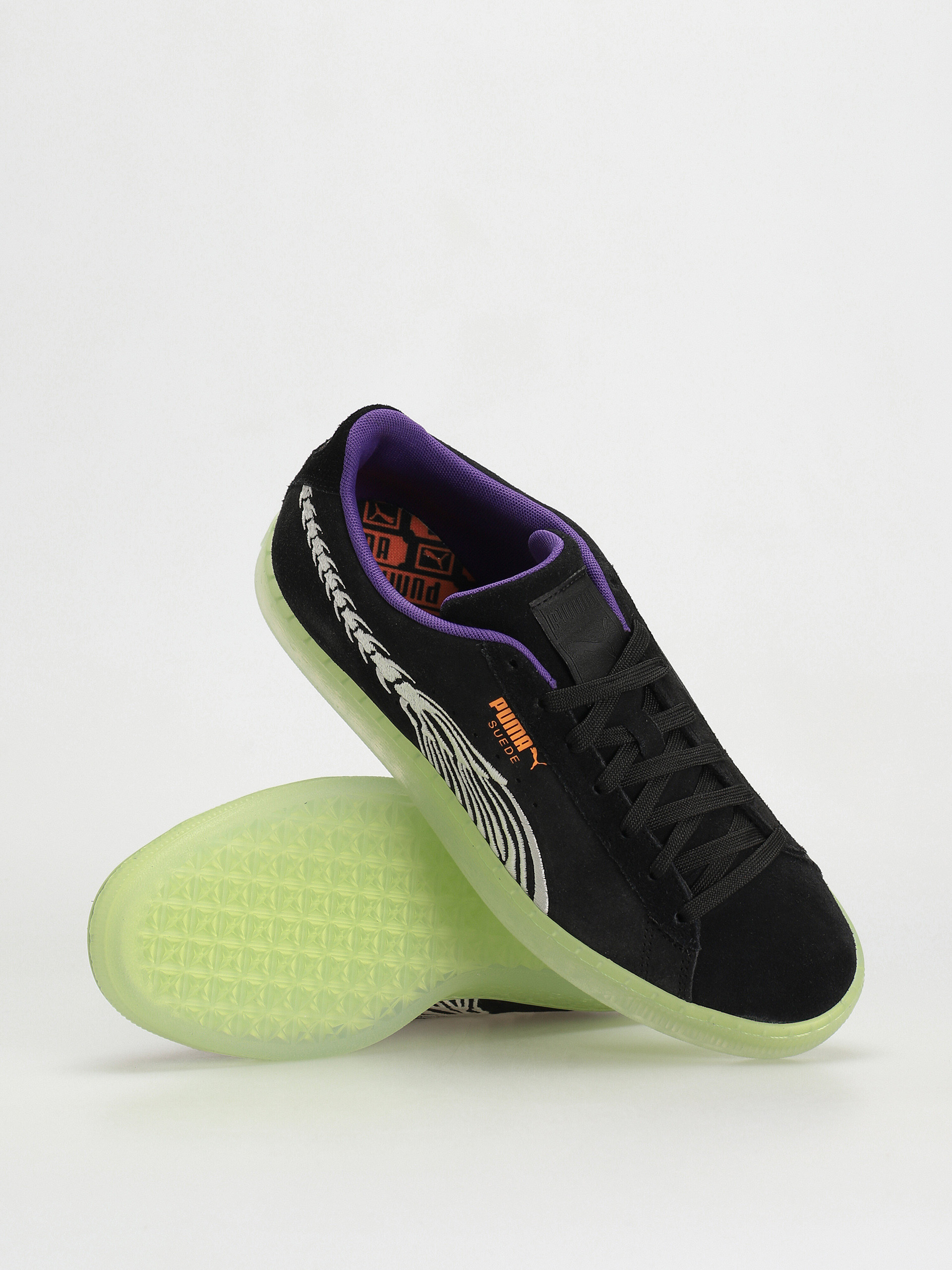 Buty Puma Suede Haunted (puma black/pristine/pistachio)