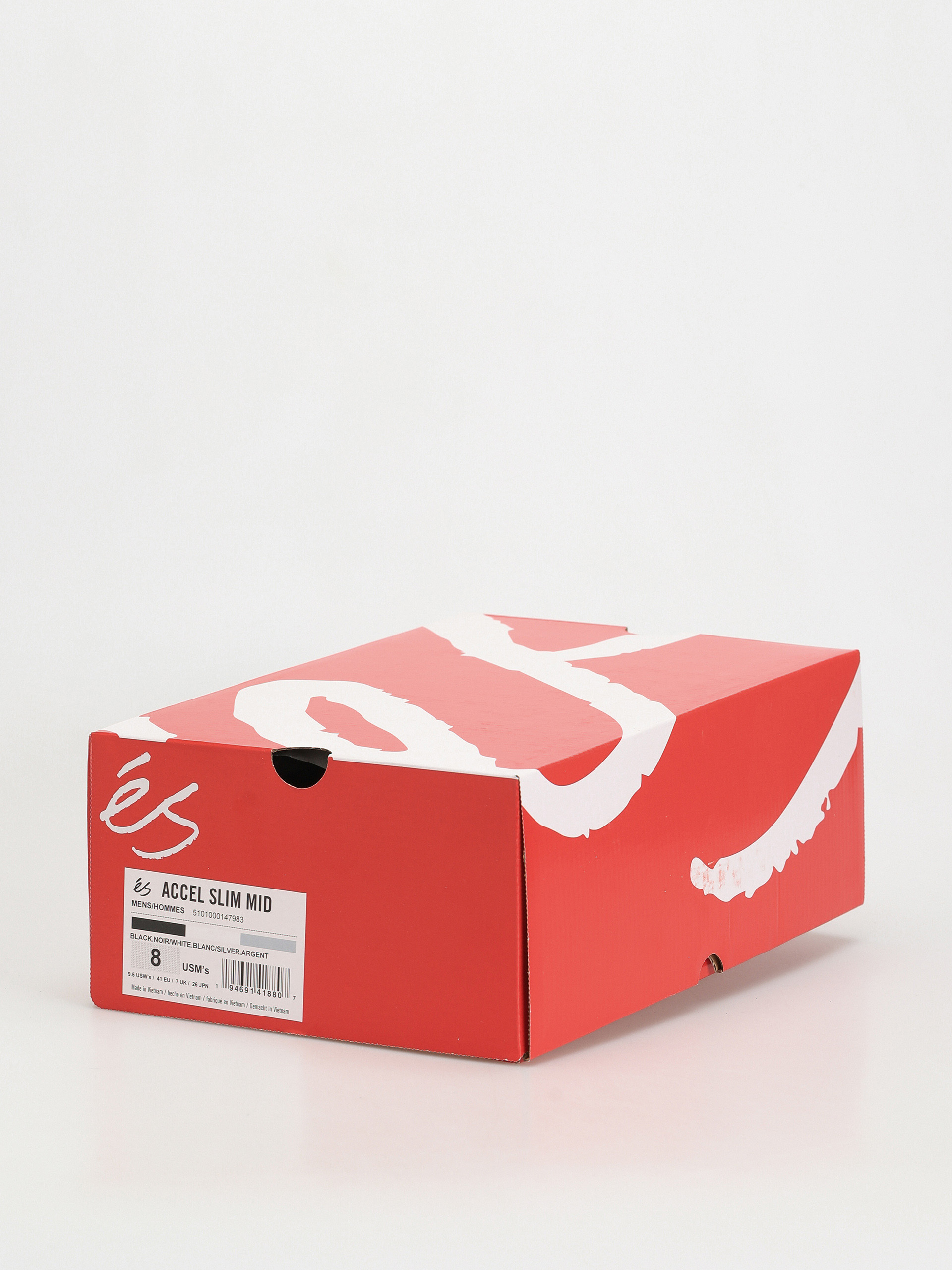 Buty eS Accel Slim Mid (black/white/silver)