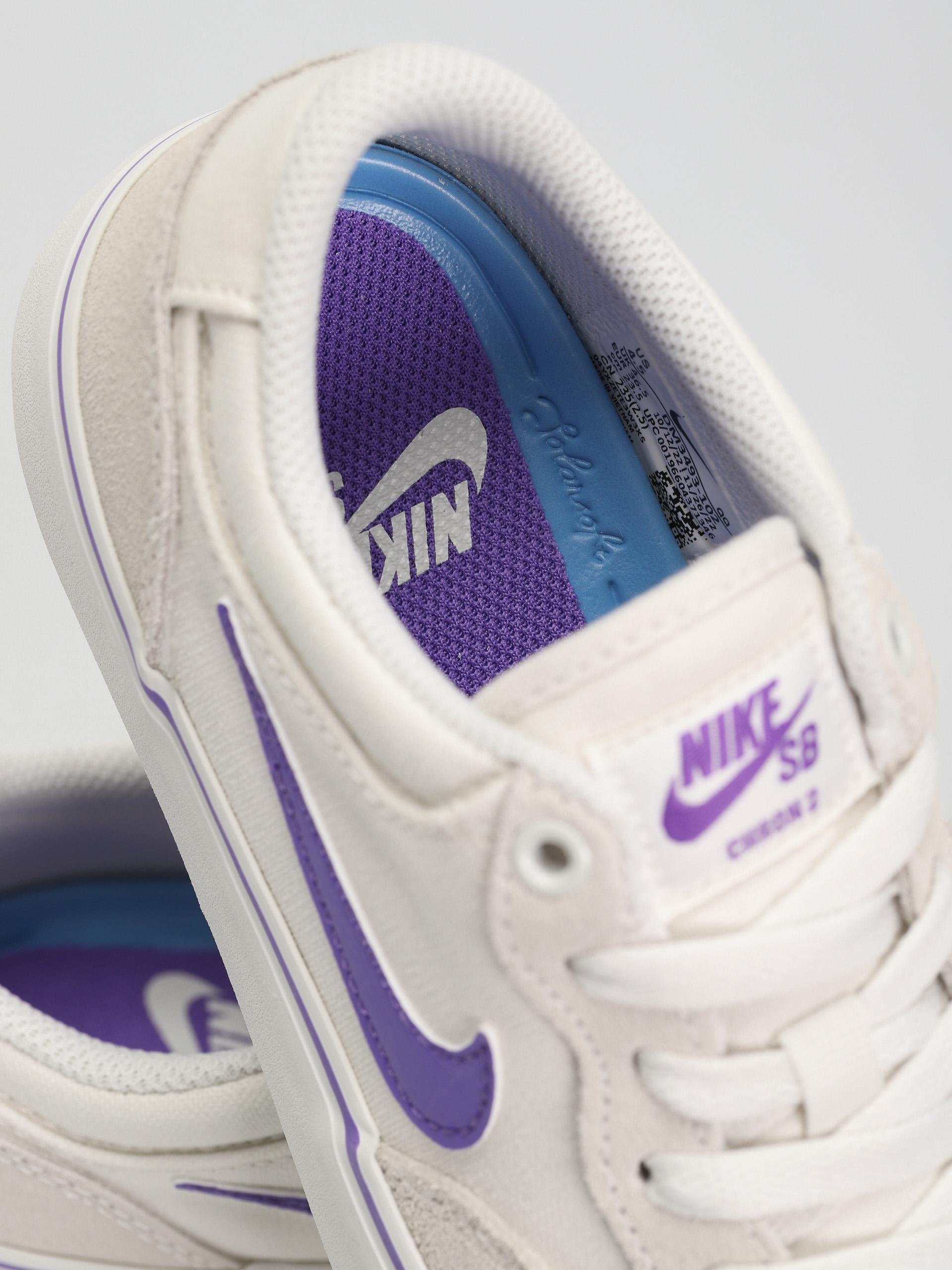 Buty Nike SB Chron 2 (summit white/action grape summit white)
