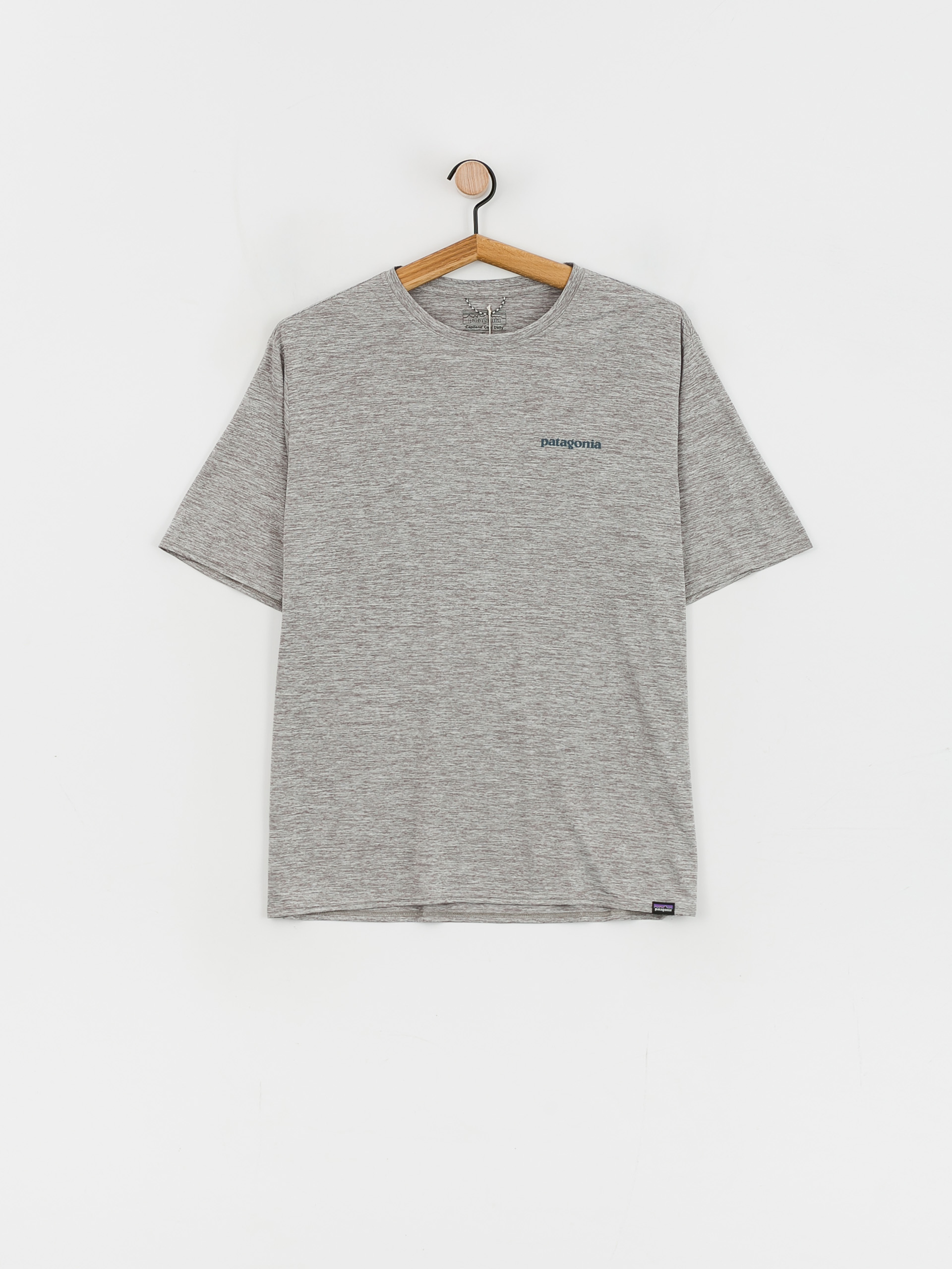T-shirt Patagonia Cap Cool Daily Graphic (boardshort logo abalone blue/feather grey)