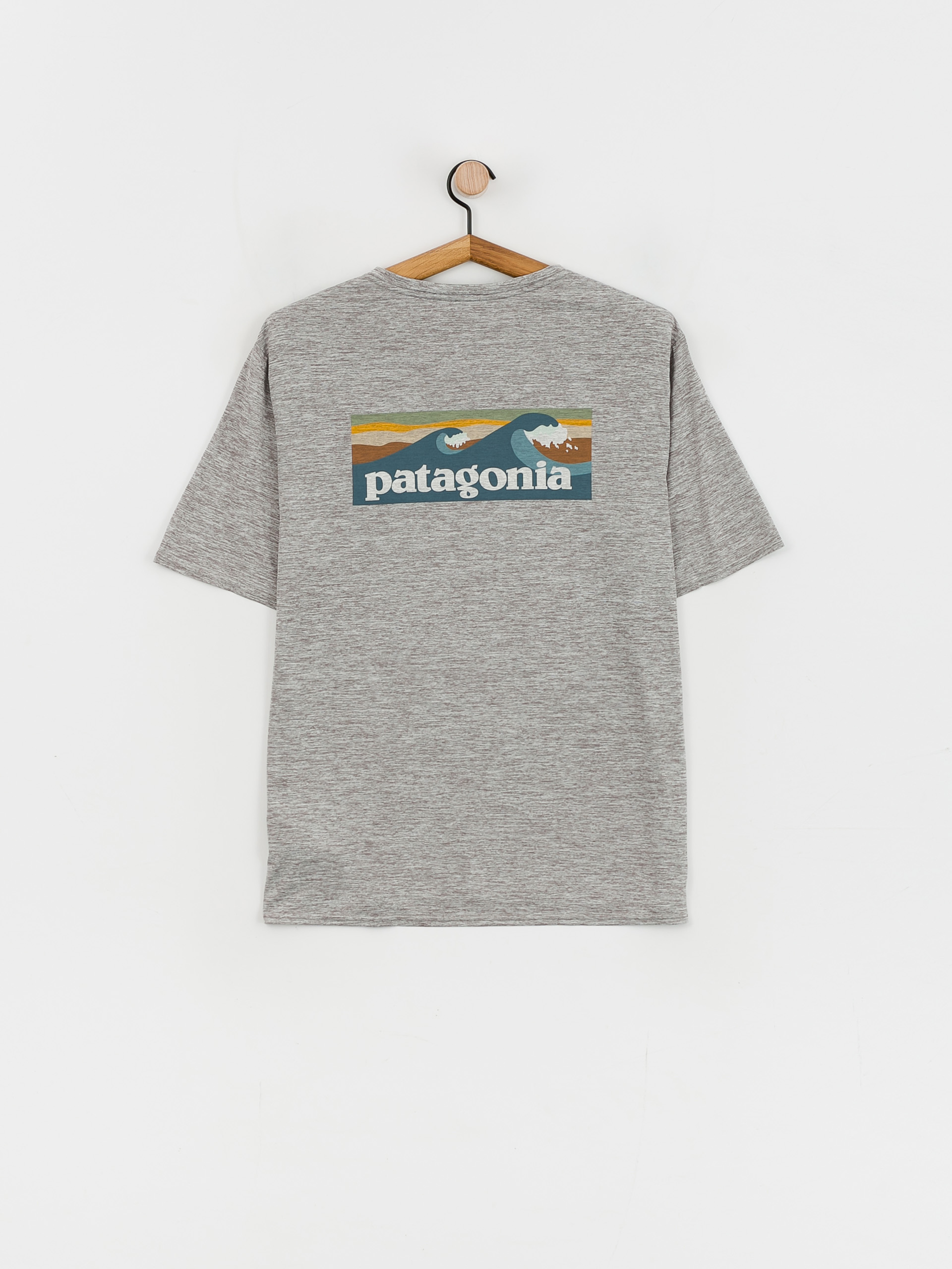 T-shirt Patagonia Cap Cool Daily Graphic (boardshort logo abalone blue/feather grey)
