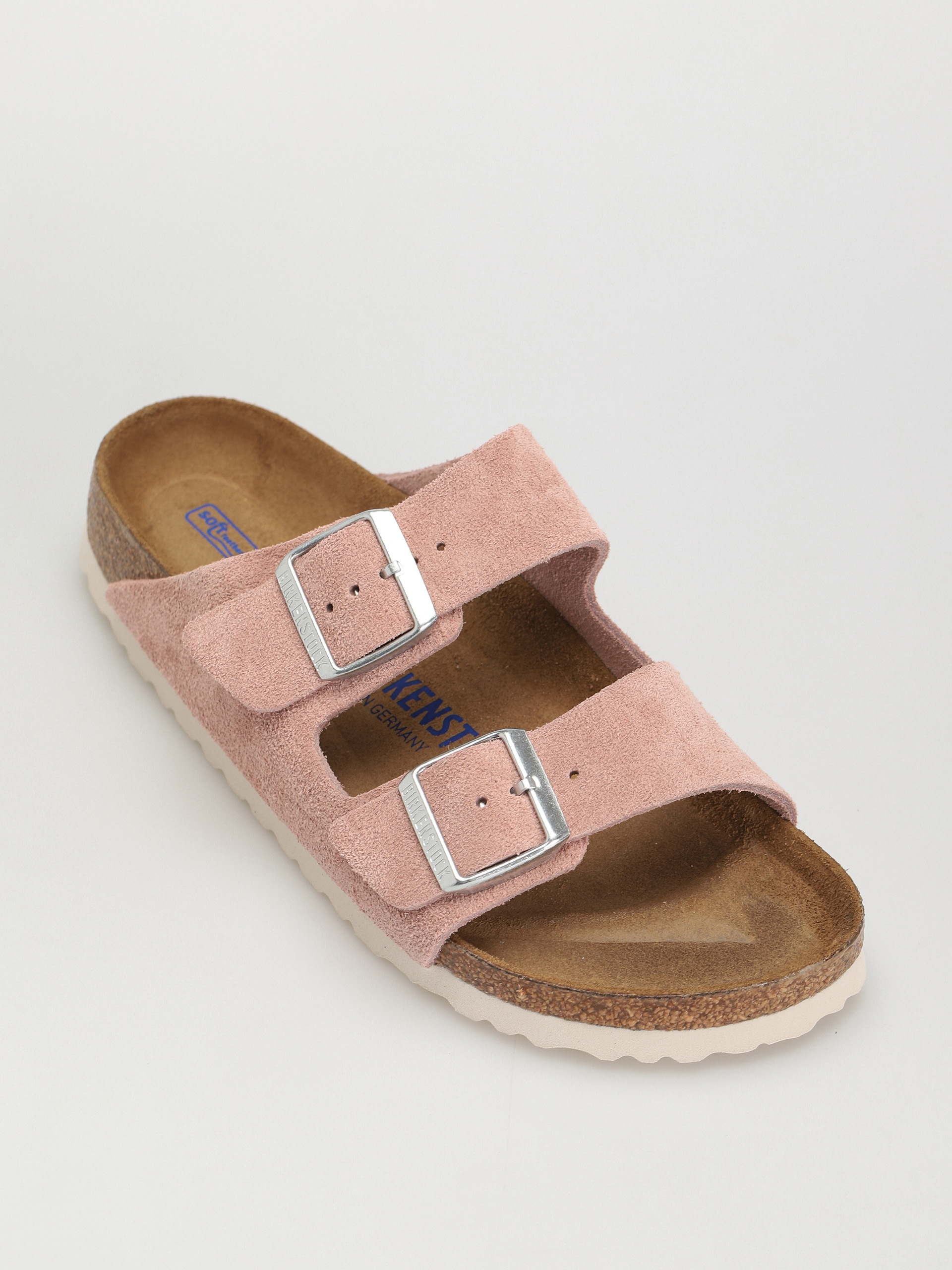 Klapki Birkenstock Arizona Suede Narrow Wmn (pink clay)
