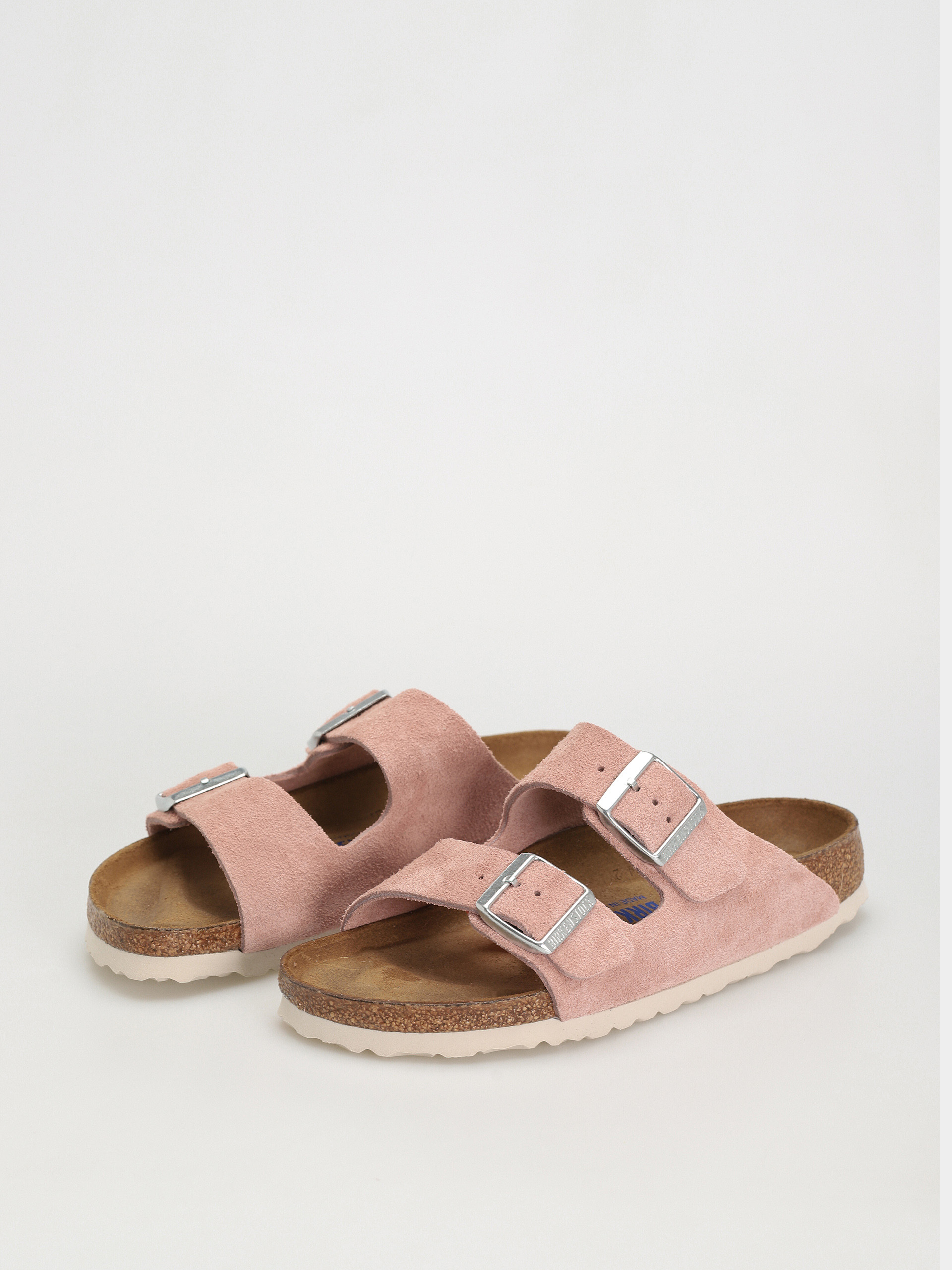 Klapki Birkenstock Arizona Suede Narrow Wmn (pink clay)