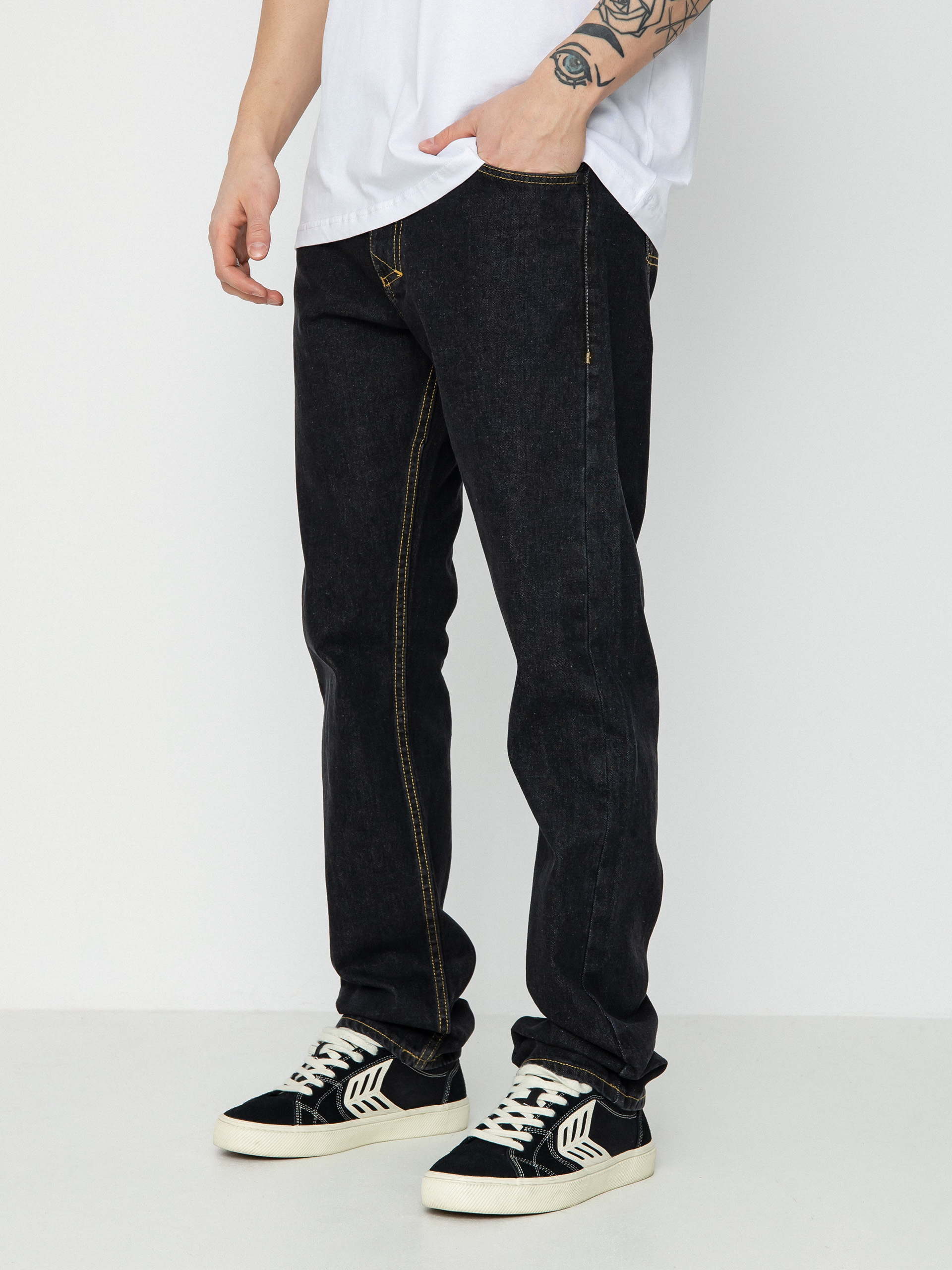 Spodnie MassDnm Base Jeans Regular Fit (black washed)