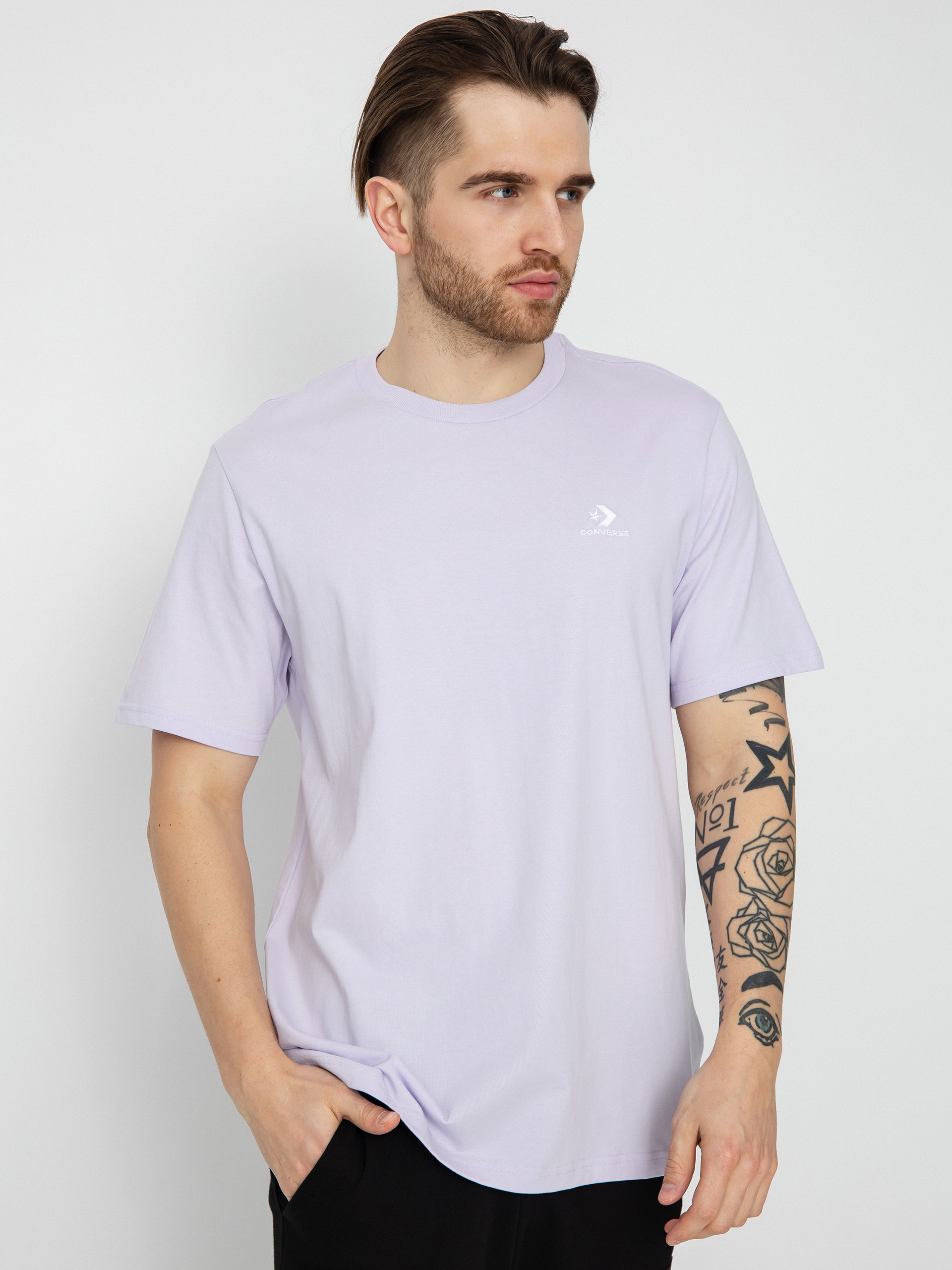 T-shirt Converse Star Chevron Emb (vapor violet)