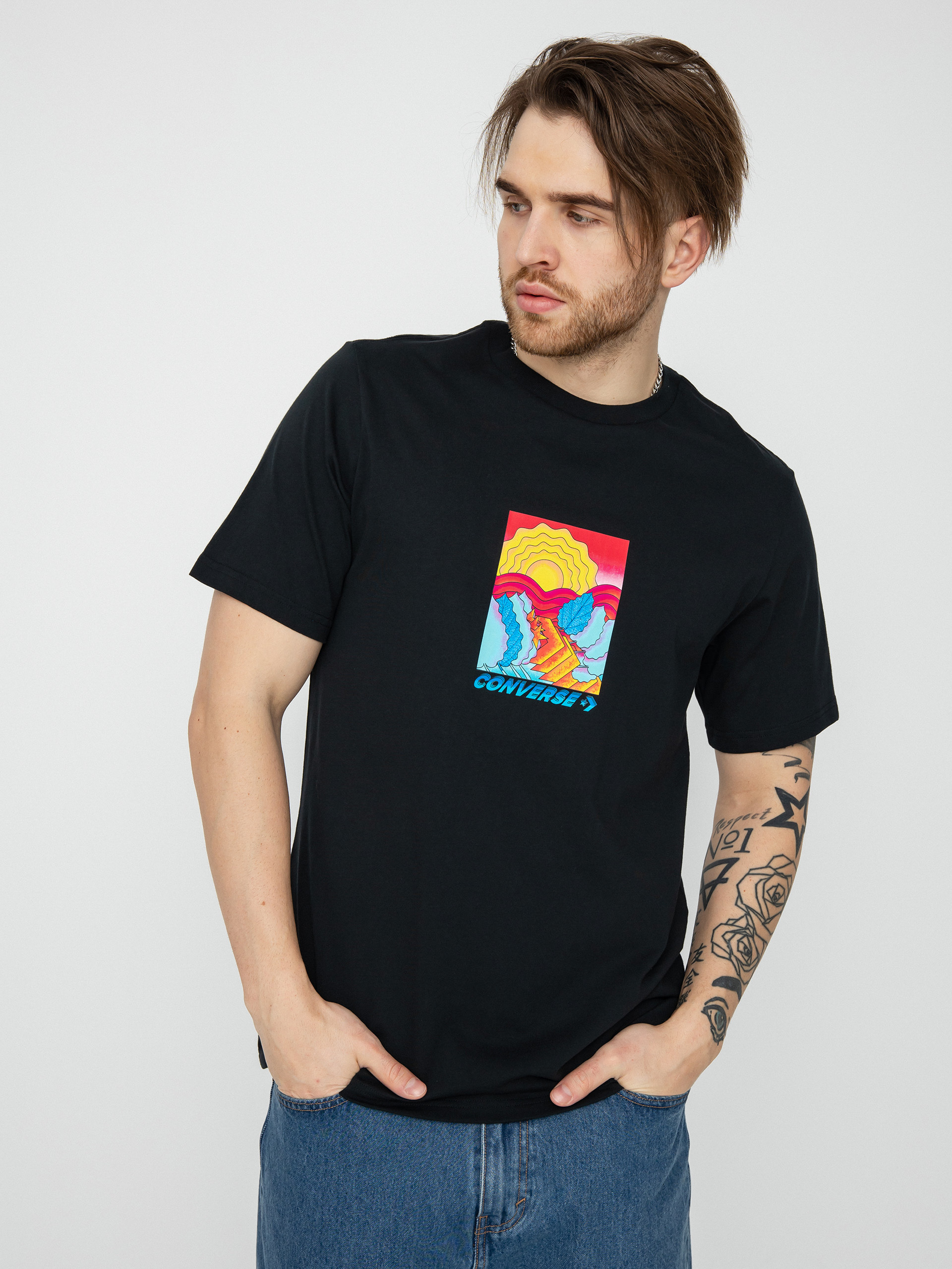 T-shirt Converse Layers Of Earth (converse black)