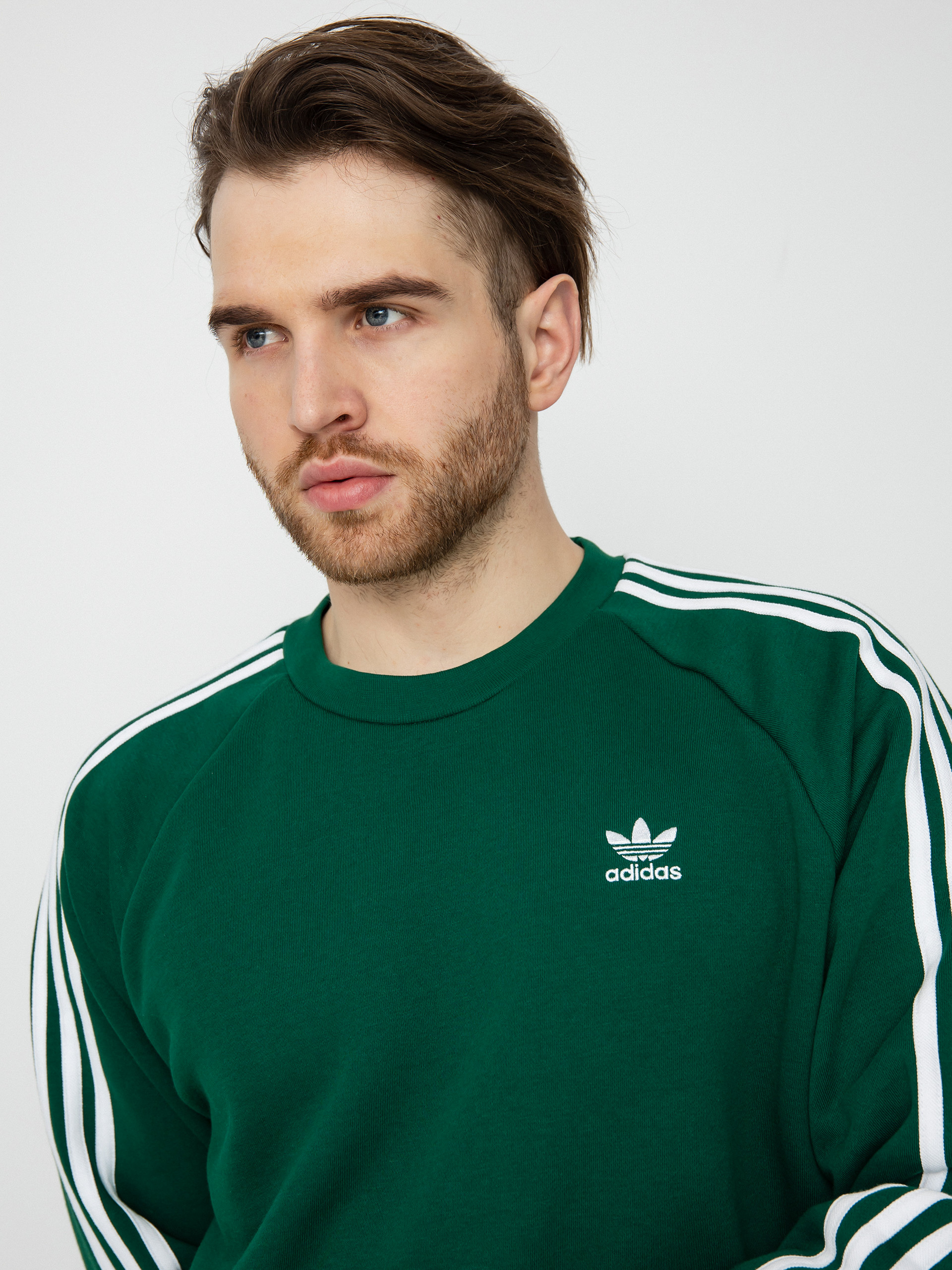 Bluza adidas Originals 3 Stripes (drkgrn)
