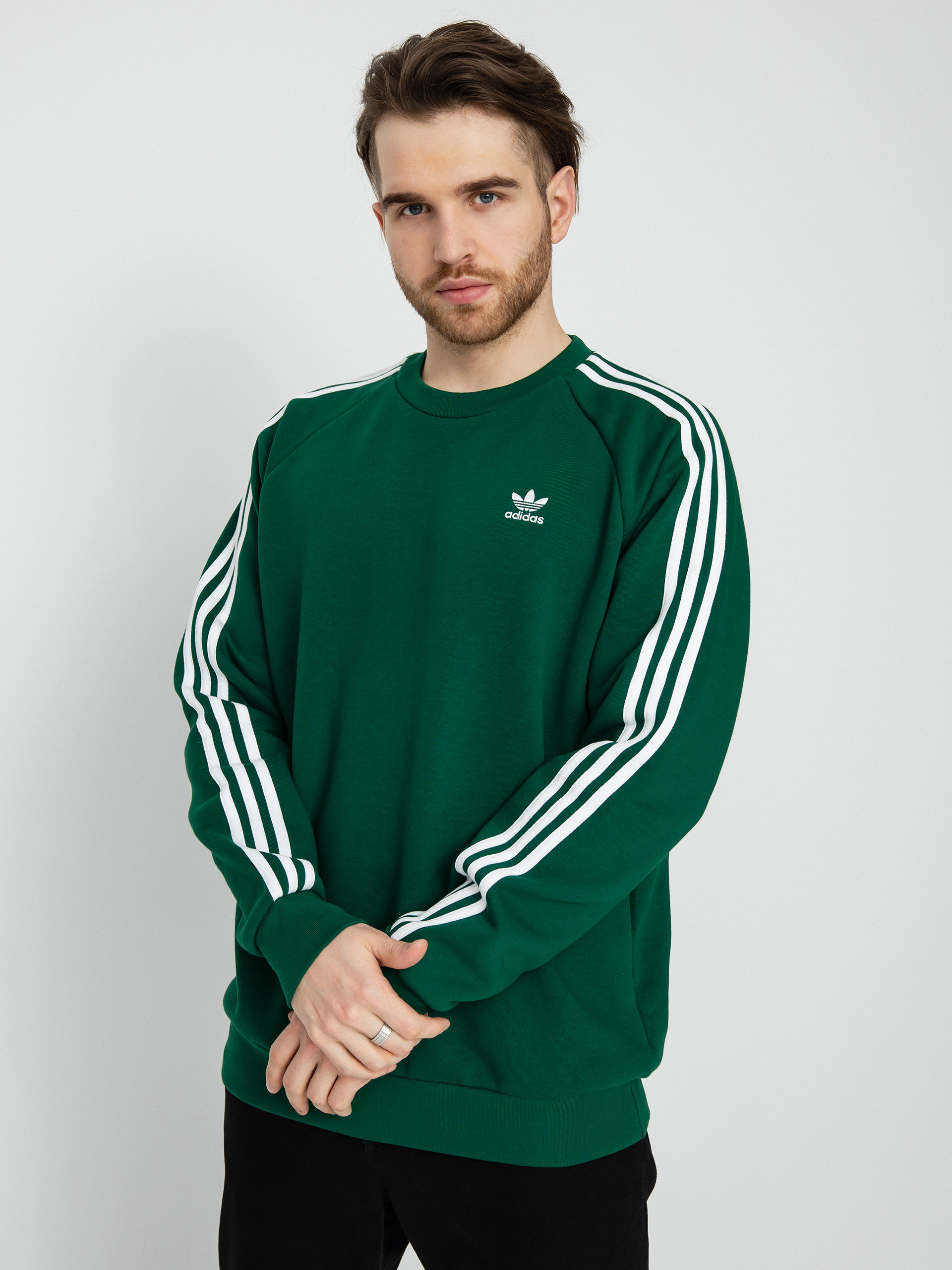 Bluza adidas Originals 3 Stripes (drkgrn)
