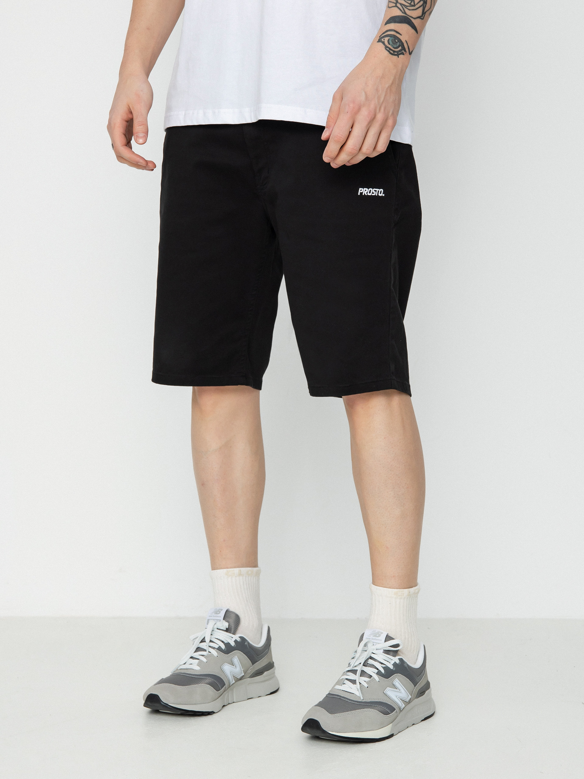 Szorty Prosto Chinos Shorts Casual (black)