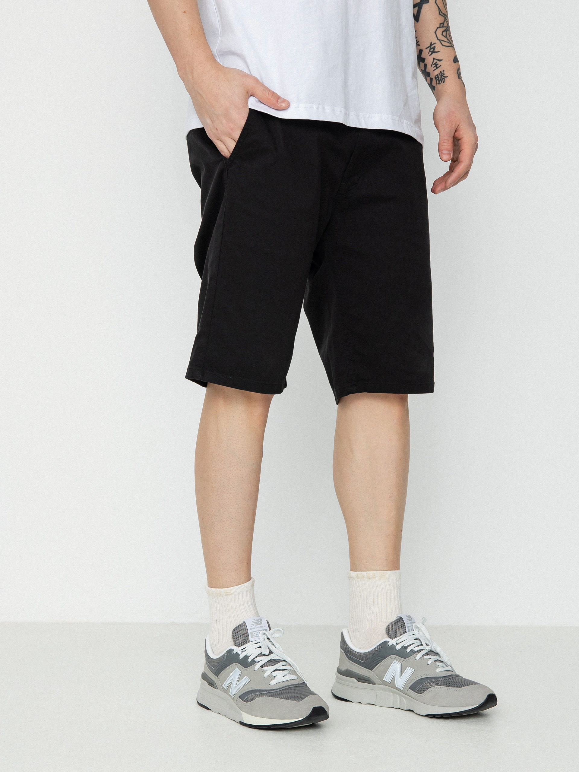 Szorty Prosto Chinos Shorts Casual (black)