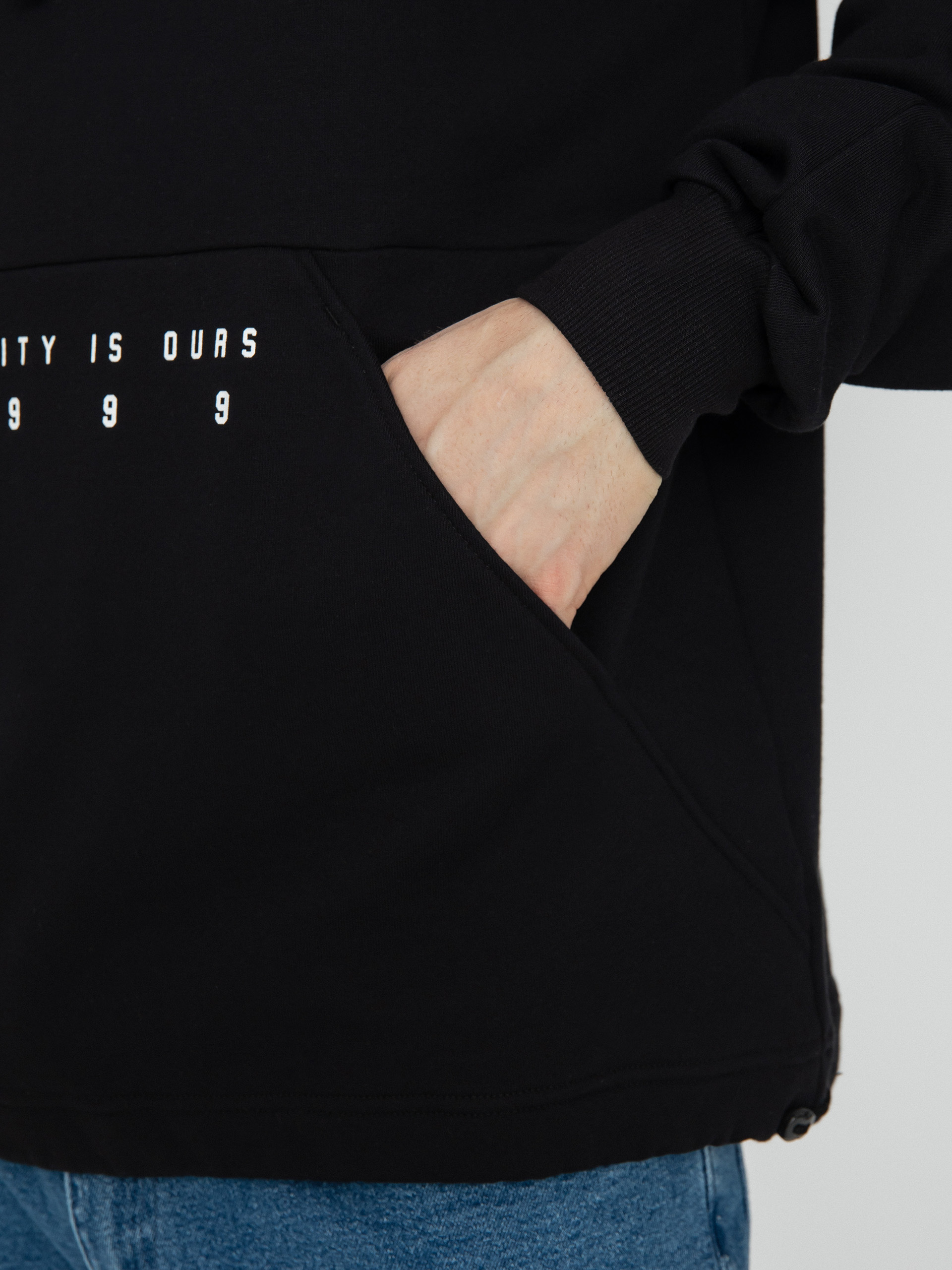 Bluza z kapturem Prosto Article HD (black)