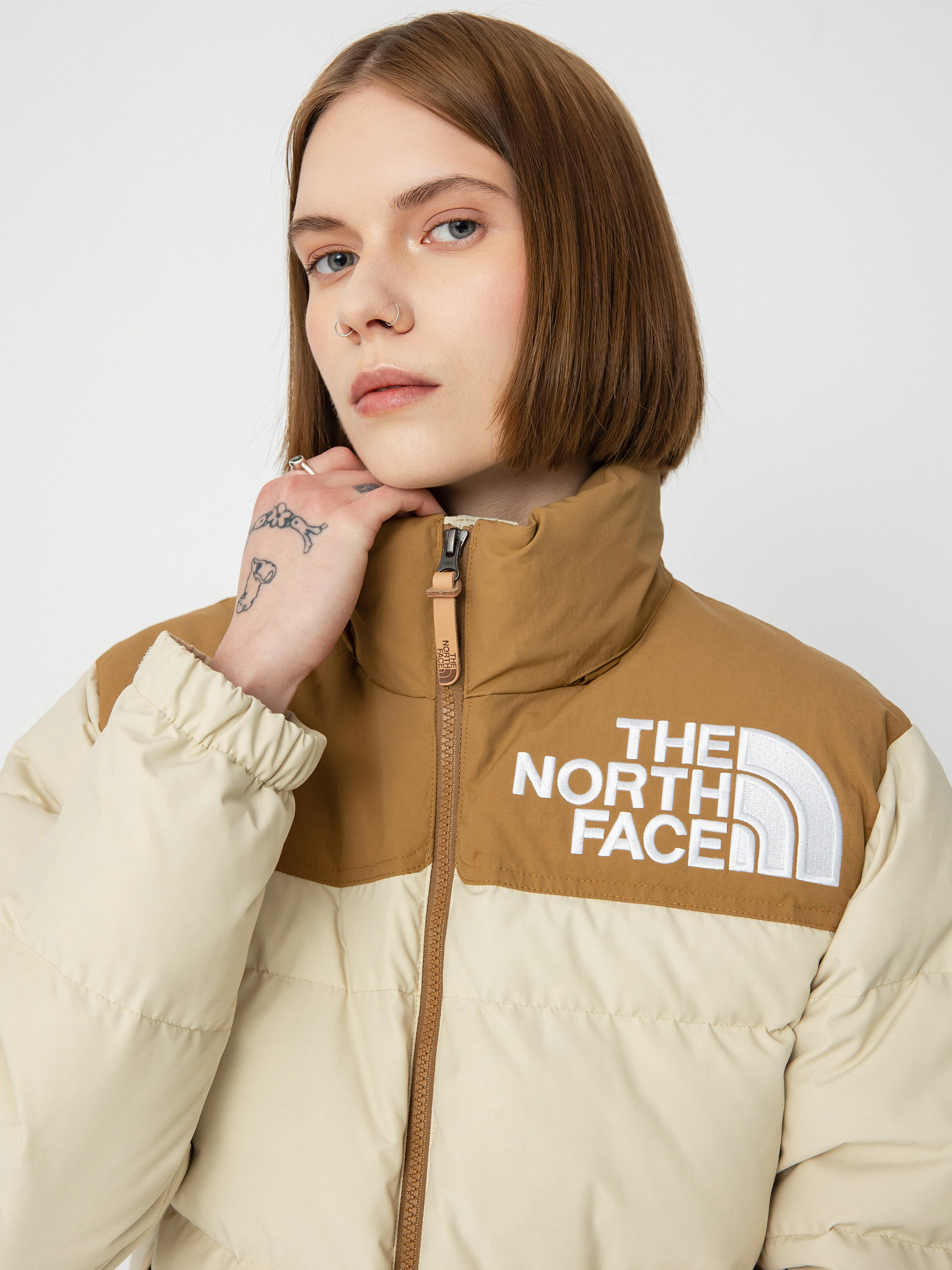 Kurtka The North Face 92 Low-Fi Hi-Tek Nuptse Wmn (gravel/utility brown)