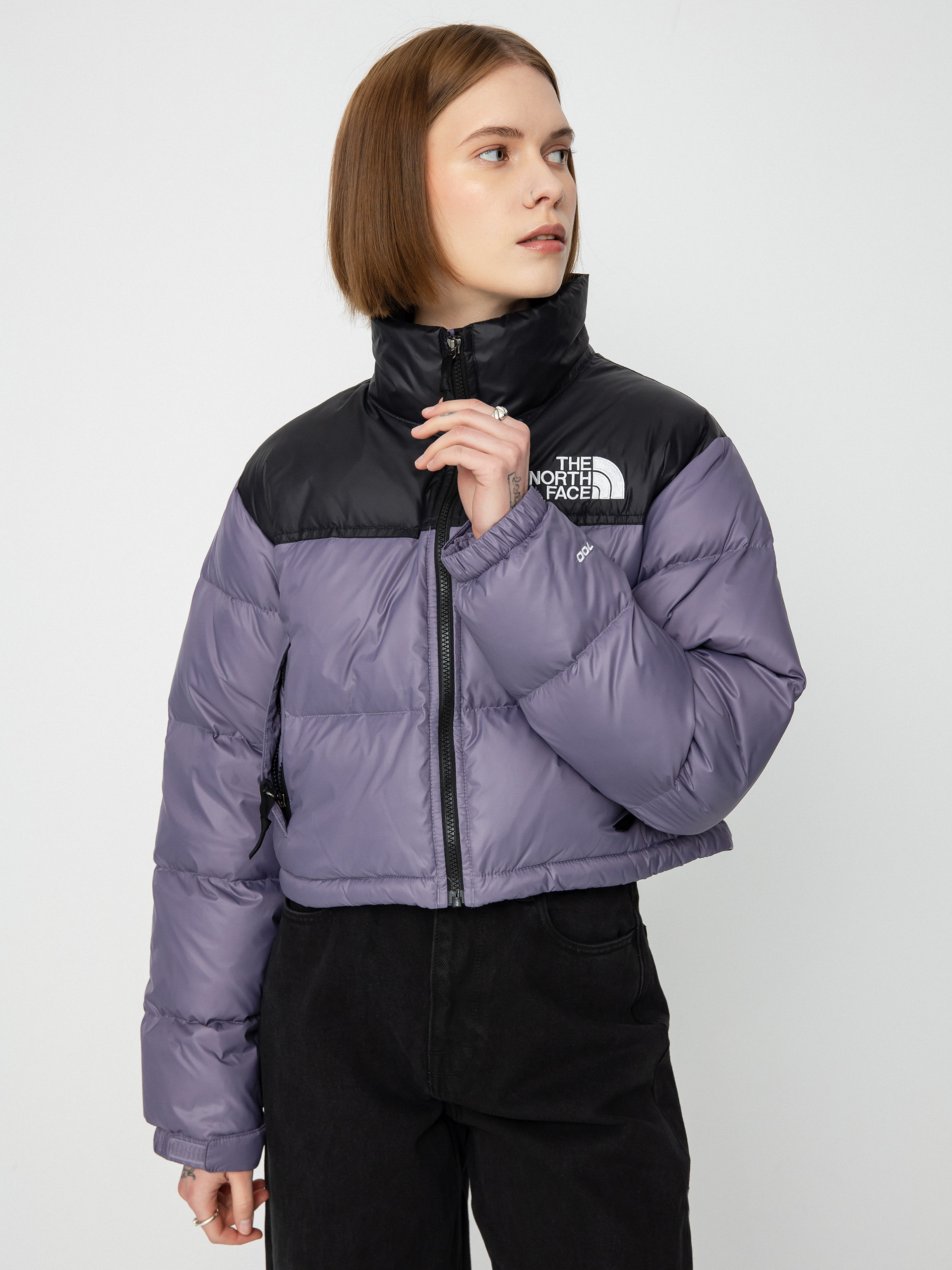 Kurtka The North Face Nuptse Short Wmn (lunar slate)