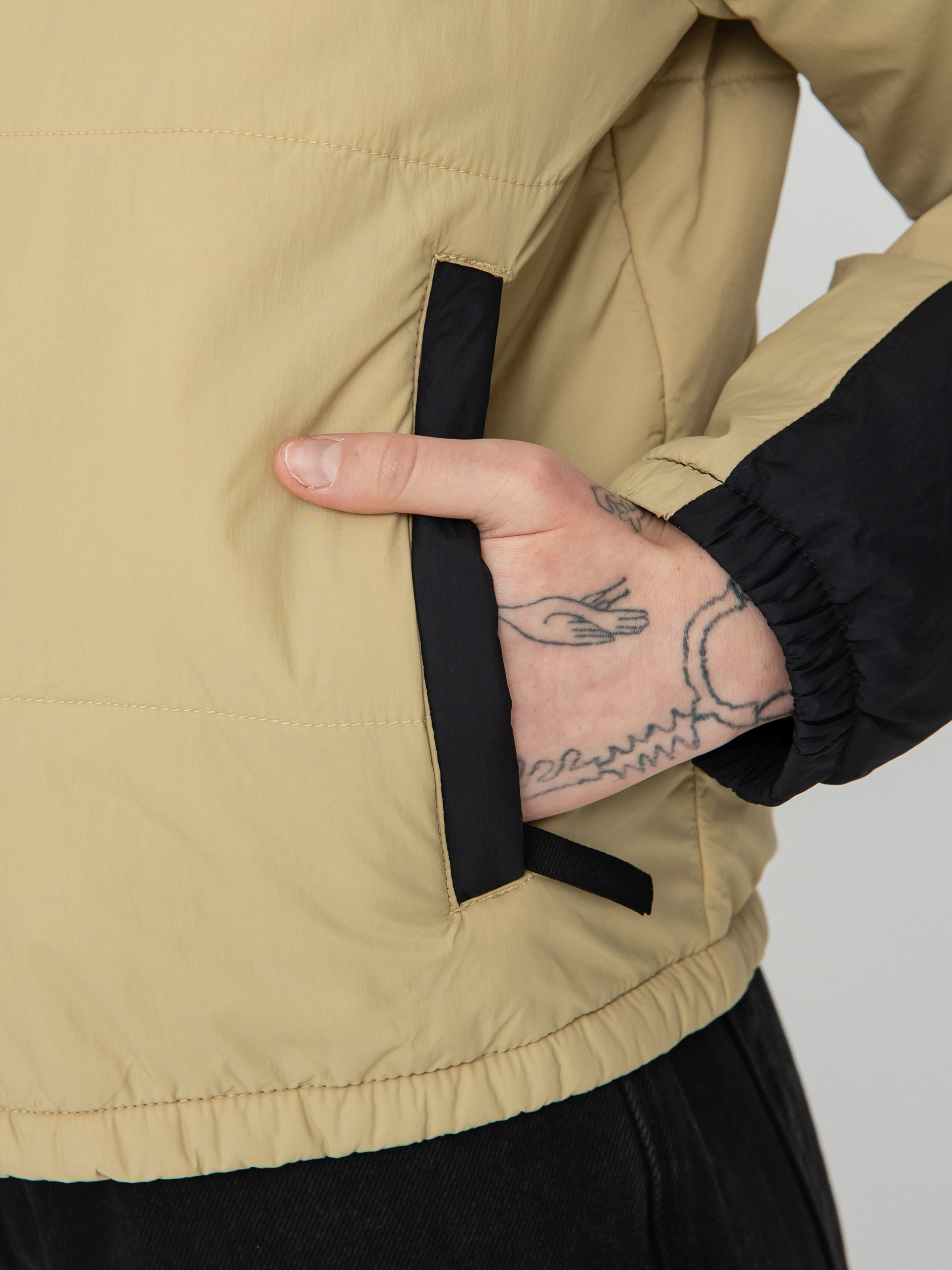 Kurtka The North Face Guniwei Puffer Wmn (khaki stone/tnf black)