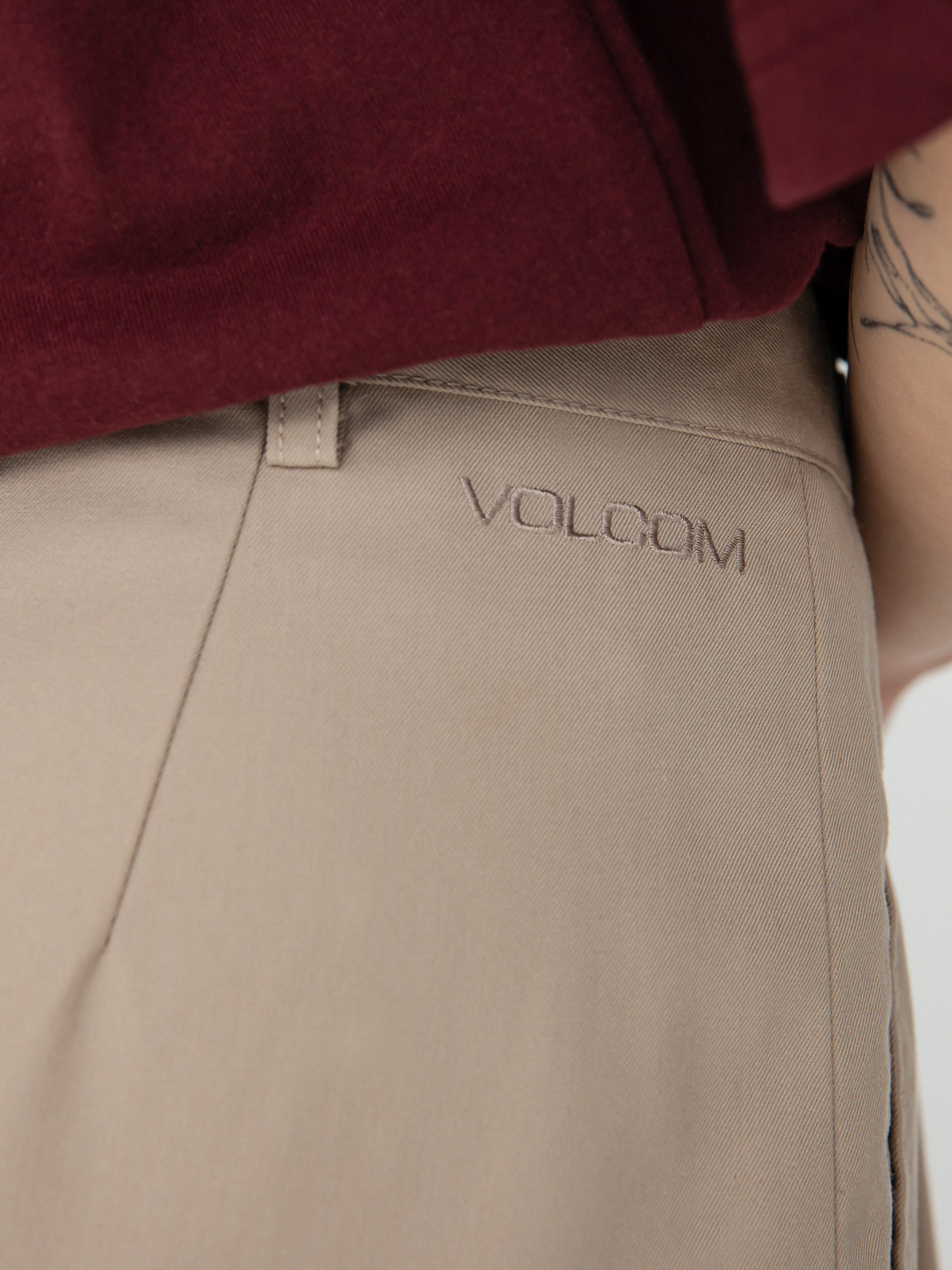 Spodnie Volcom Histone Wmn (taupe)