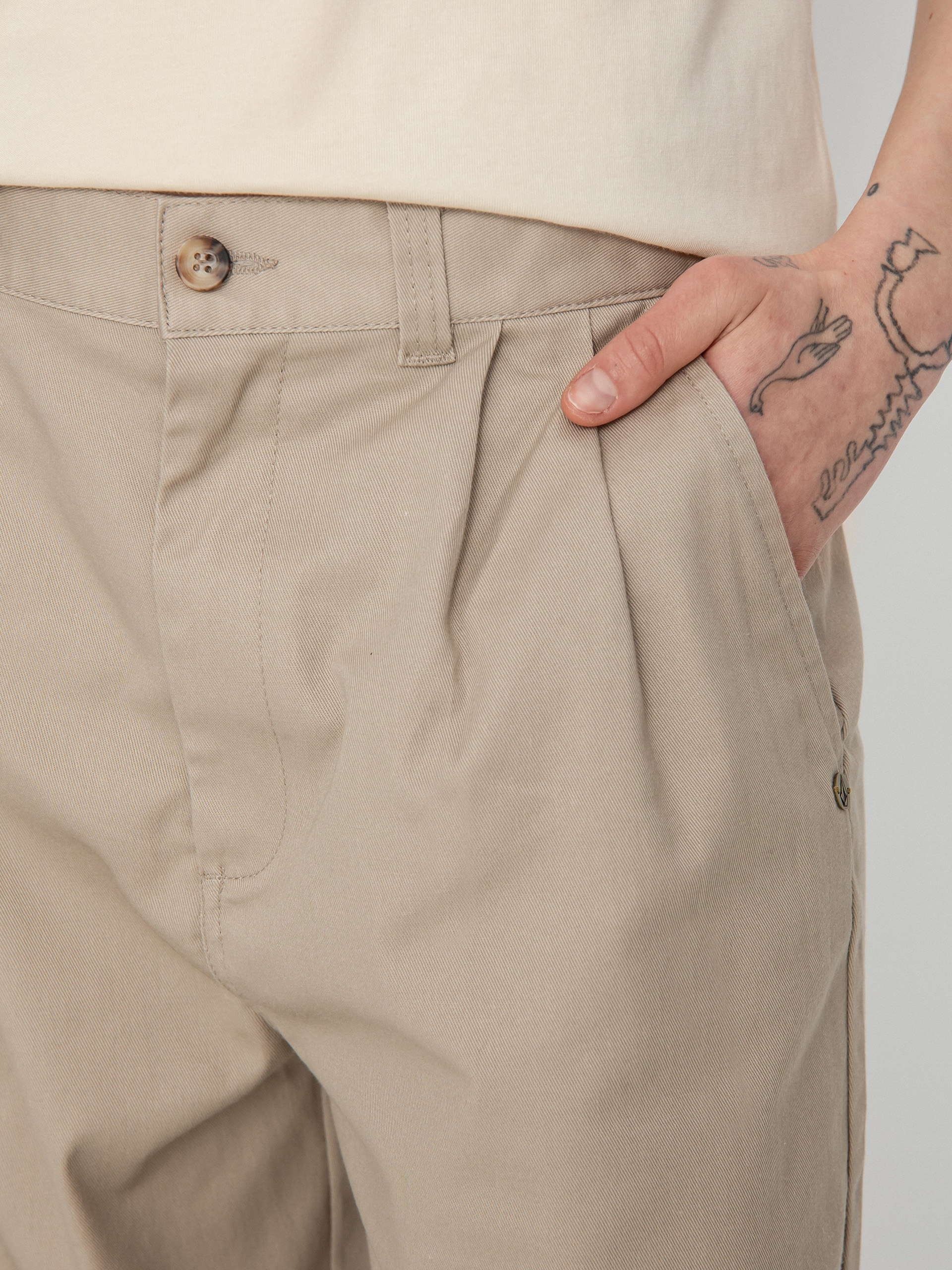 Spodnie Volcom Frochickie Wmn (taupe)