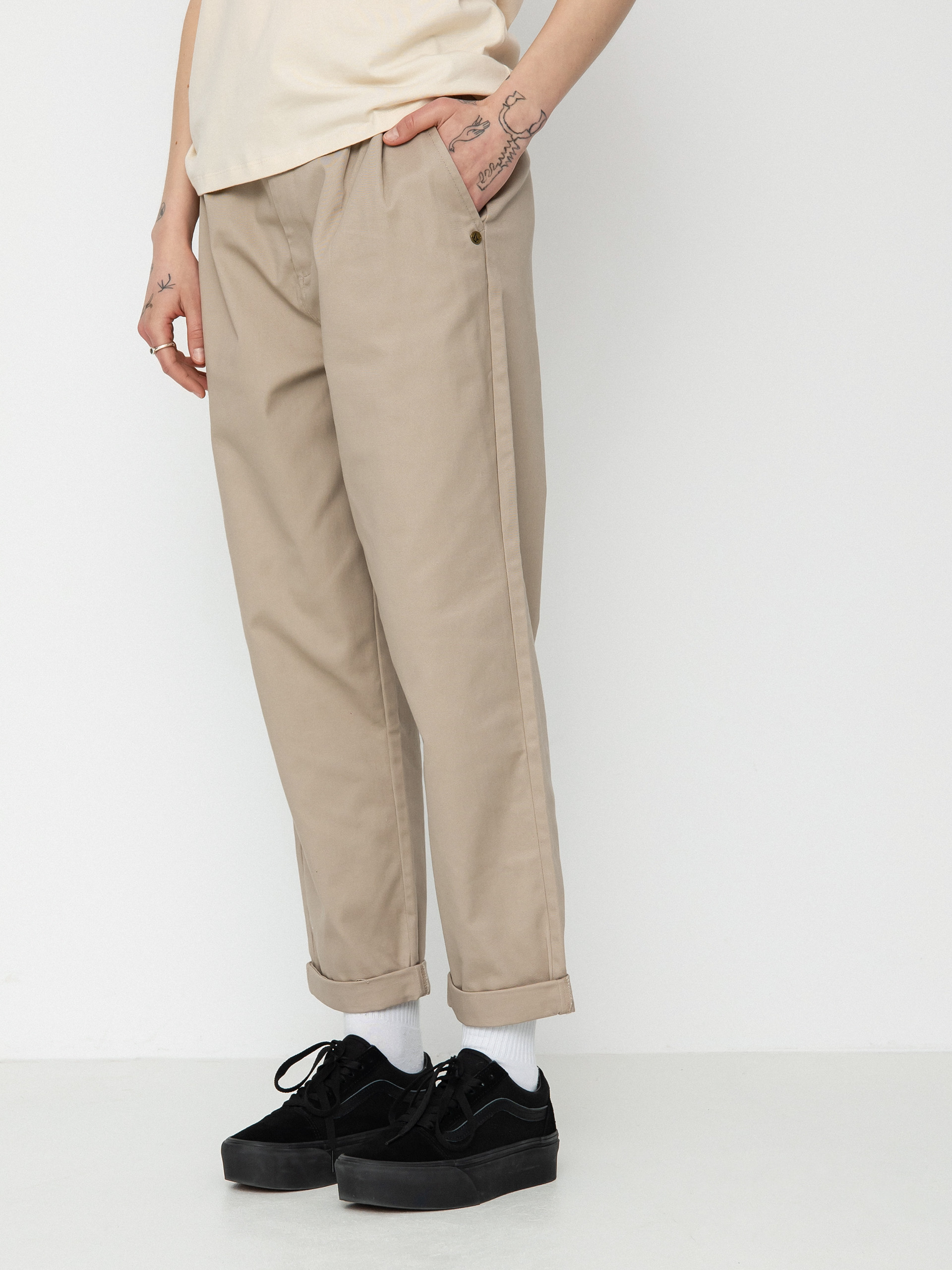 Spodnie Volcom Frochickie Wmn (taupe)