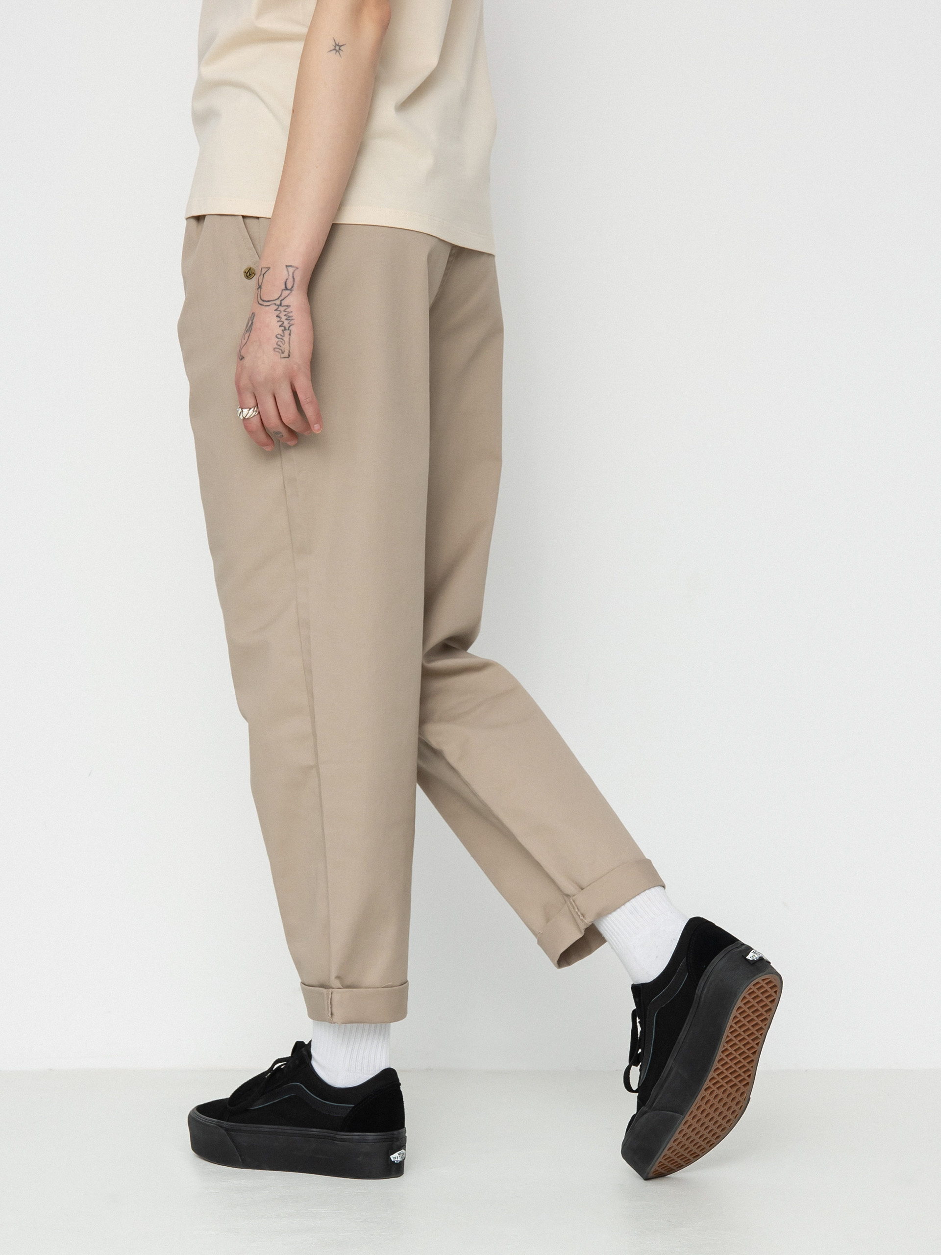 Spodnie Volcom Frochickie Wmn (taupe)