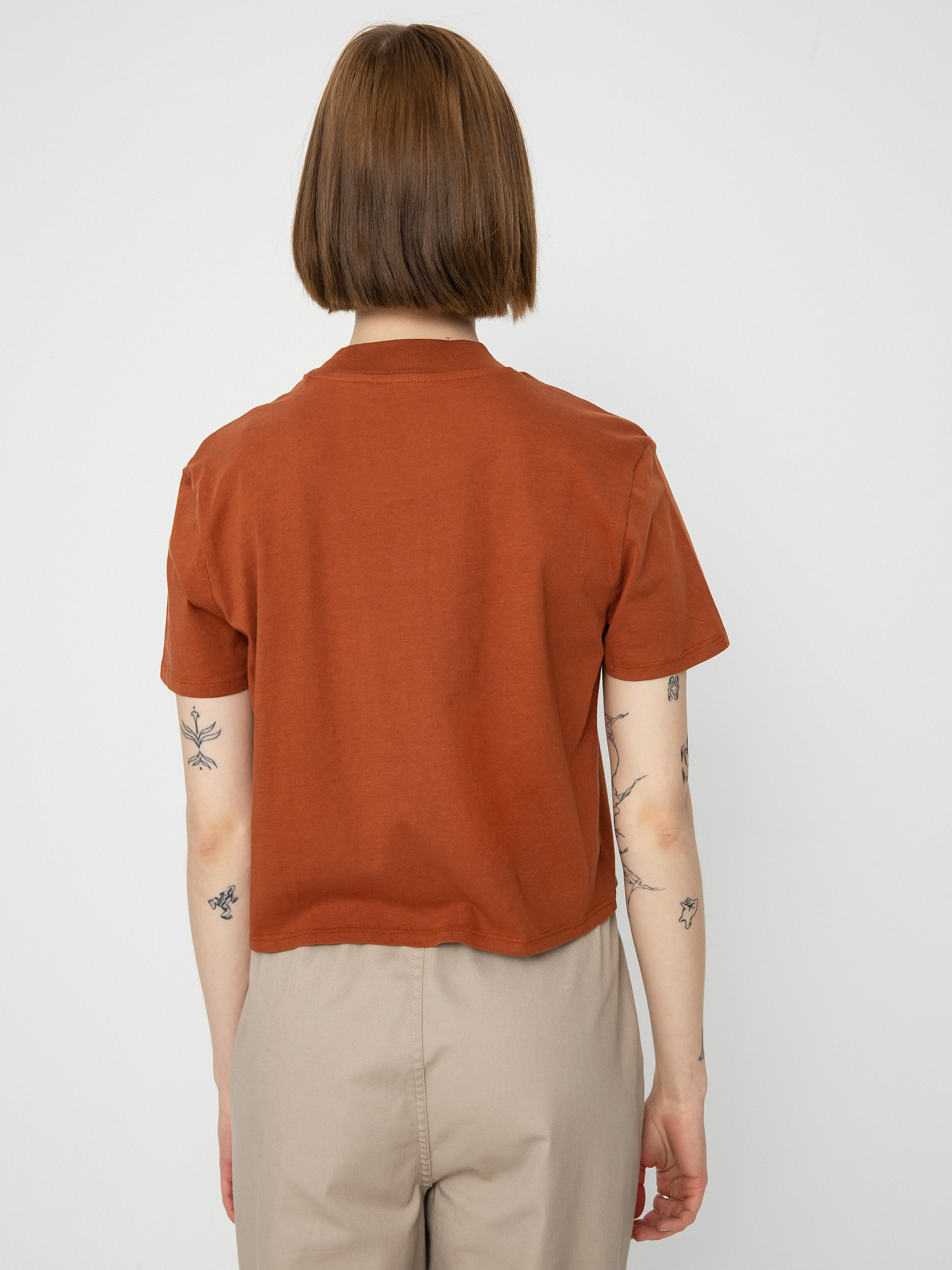 T-shirt Volcom Pocket Dial Wmn (dark clay)