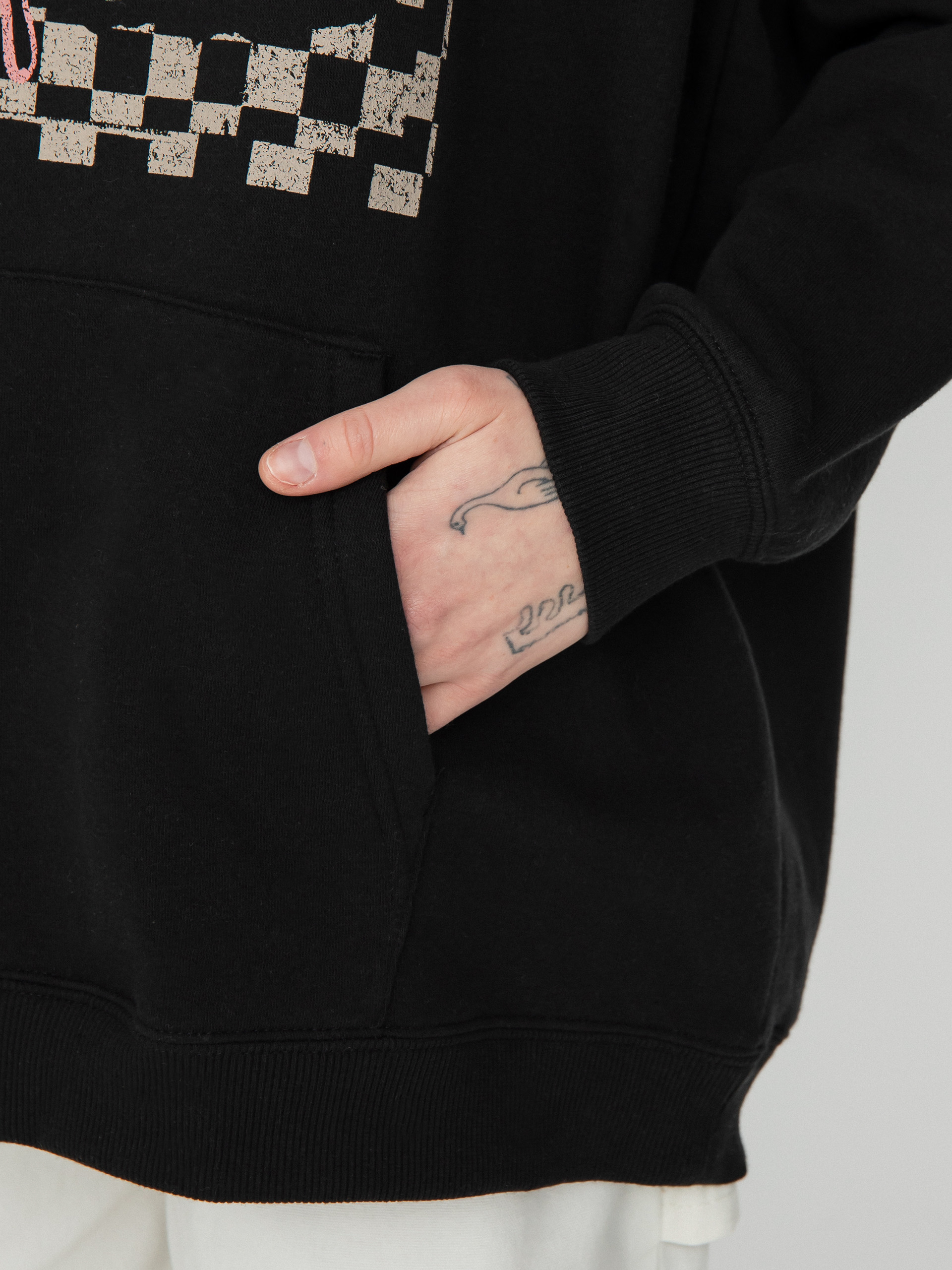 Bluza z kapturem Volcom Truly Stoked Bf HD Wmn (black)