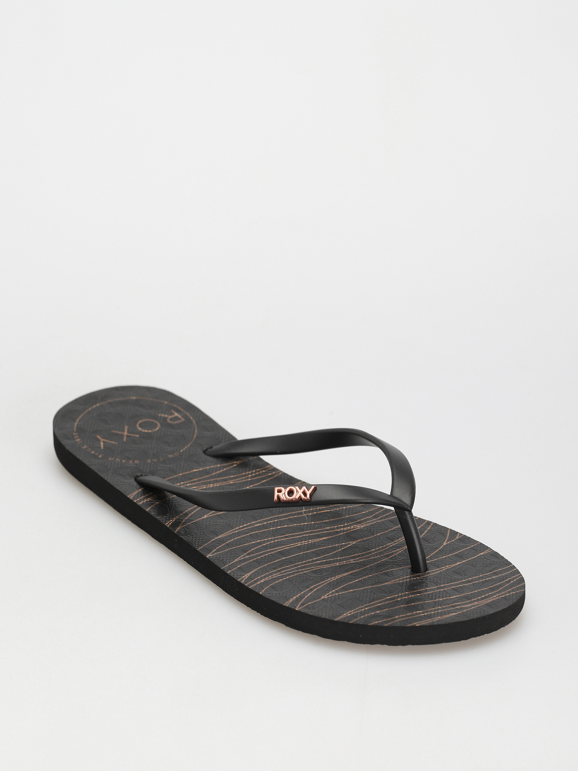 Klapki Roxy Viva Stamp II Wmn (anthracite/black)