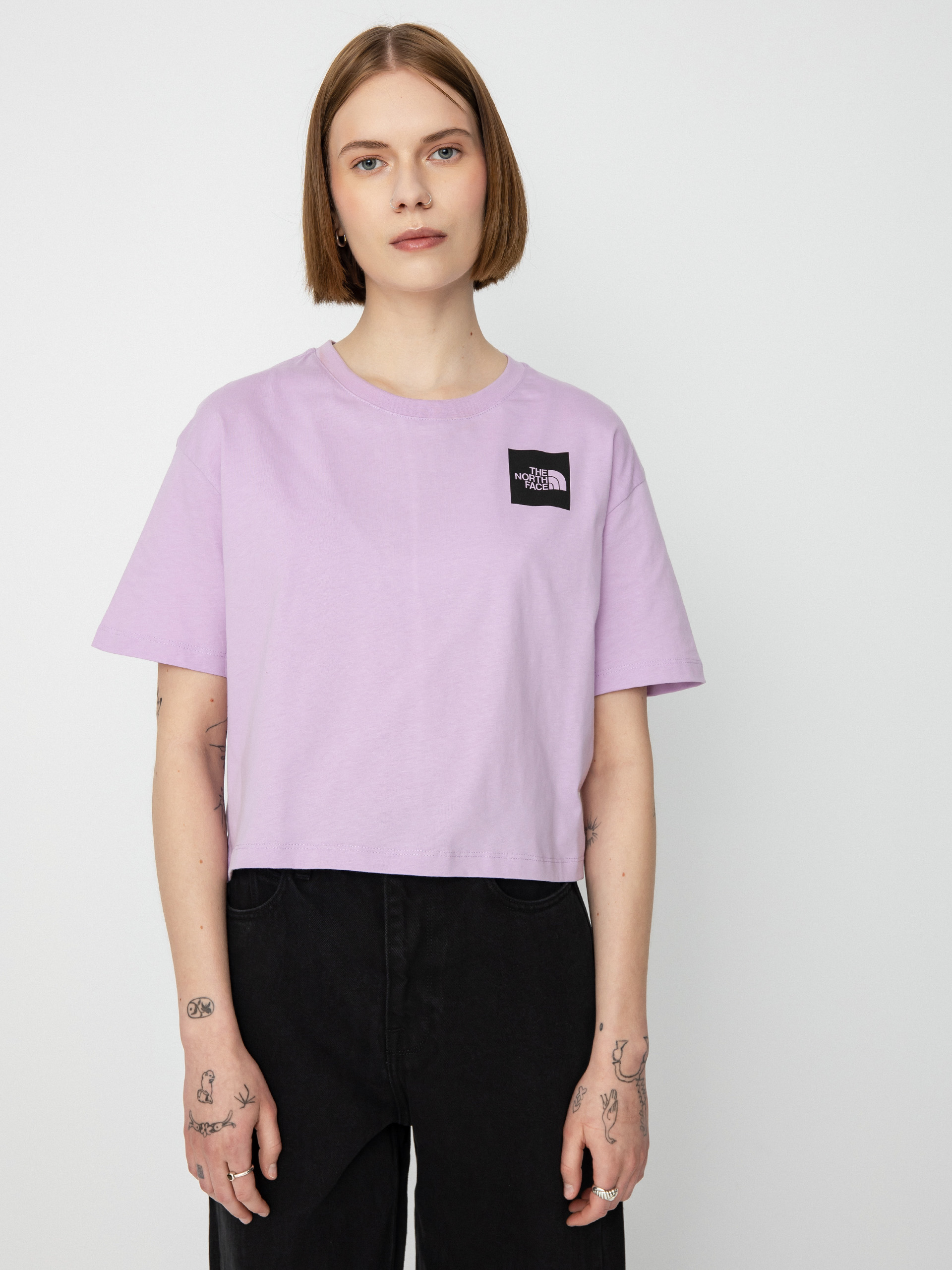 T-shirt The North Face Cropped Fine Wmn (lupine)