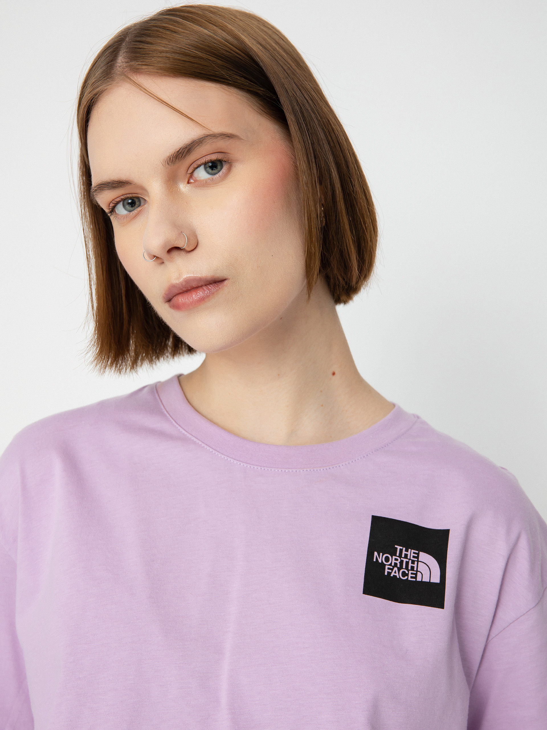 T-shirt The North Face Cropped Fine Wmn (lupine)