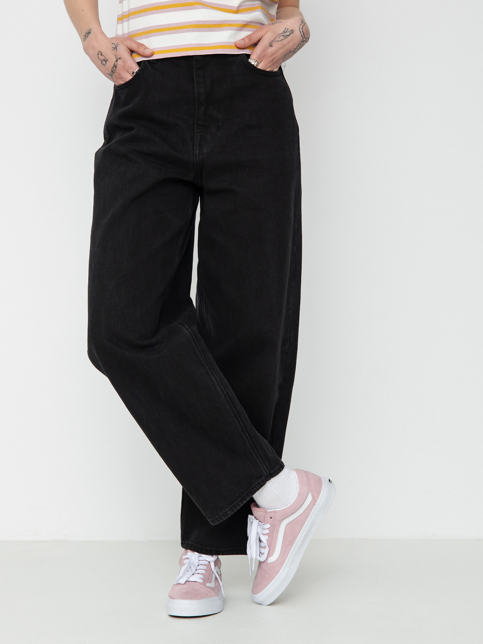 Spodnie Volcom Weellow Denim Wmn (black)