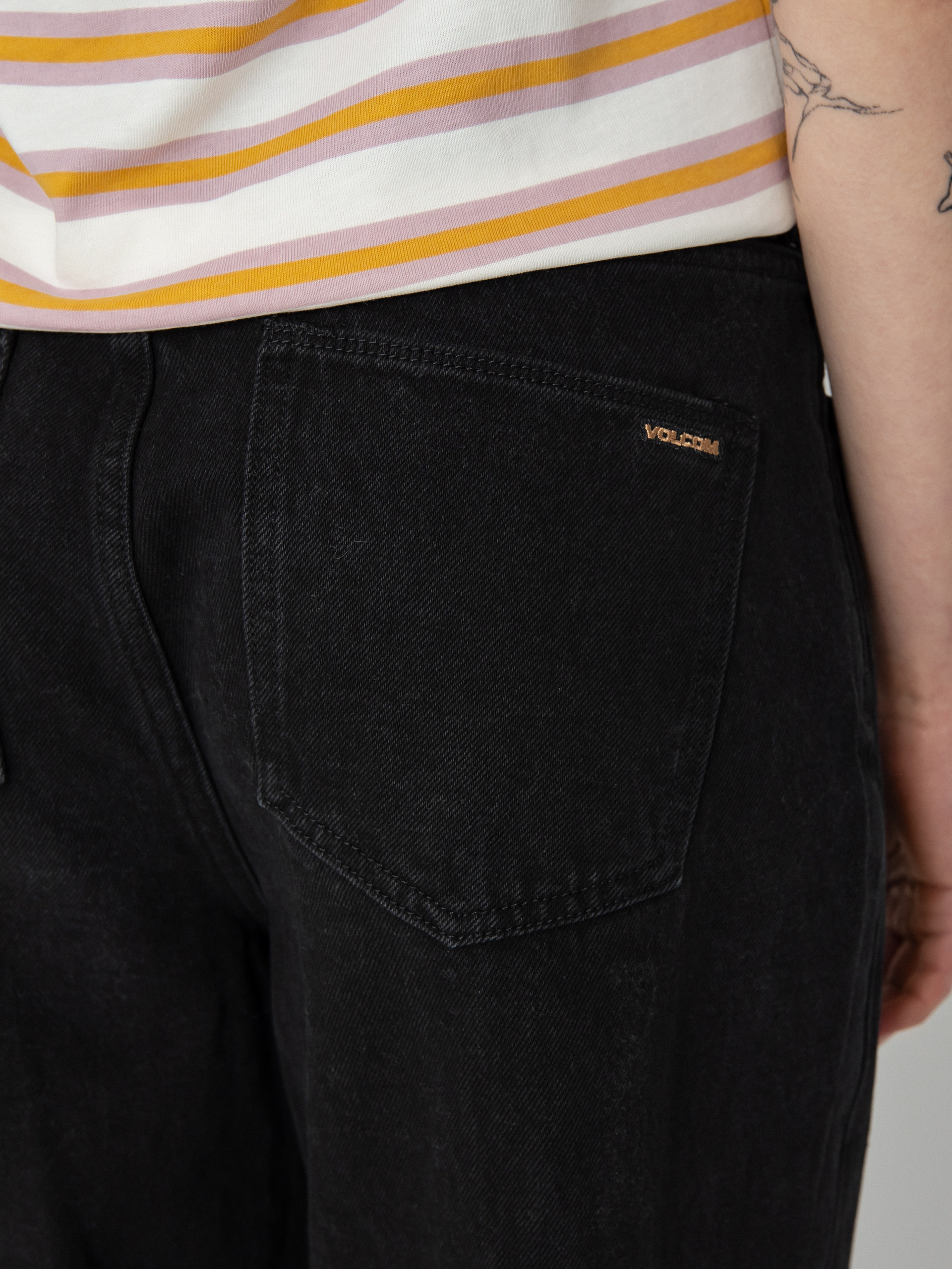 Spodnie Volcom Weellow Denim Wmn (black)