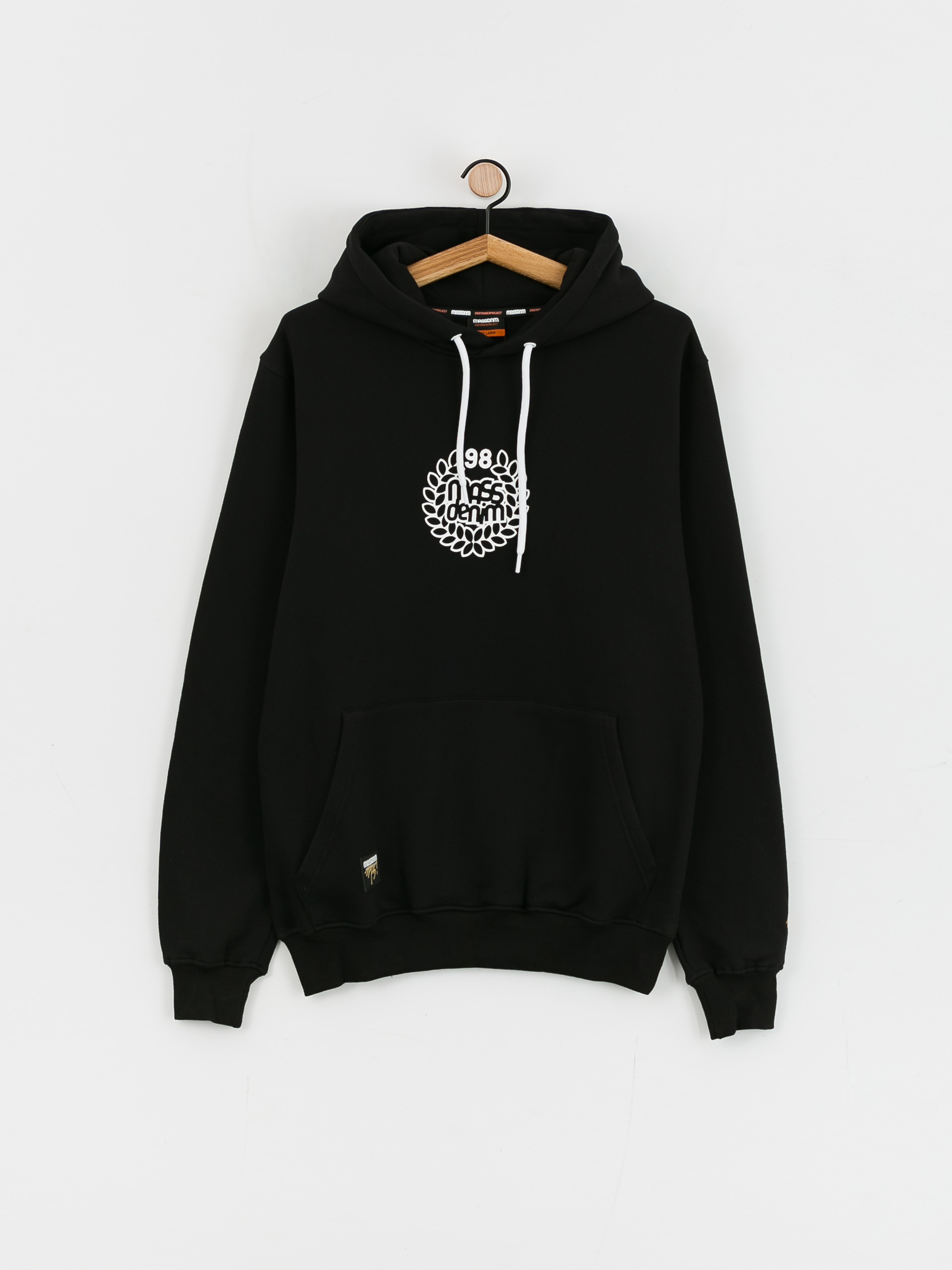 Bluza z kapturem MassDnm Base Medium Logo (black)