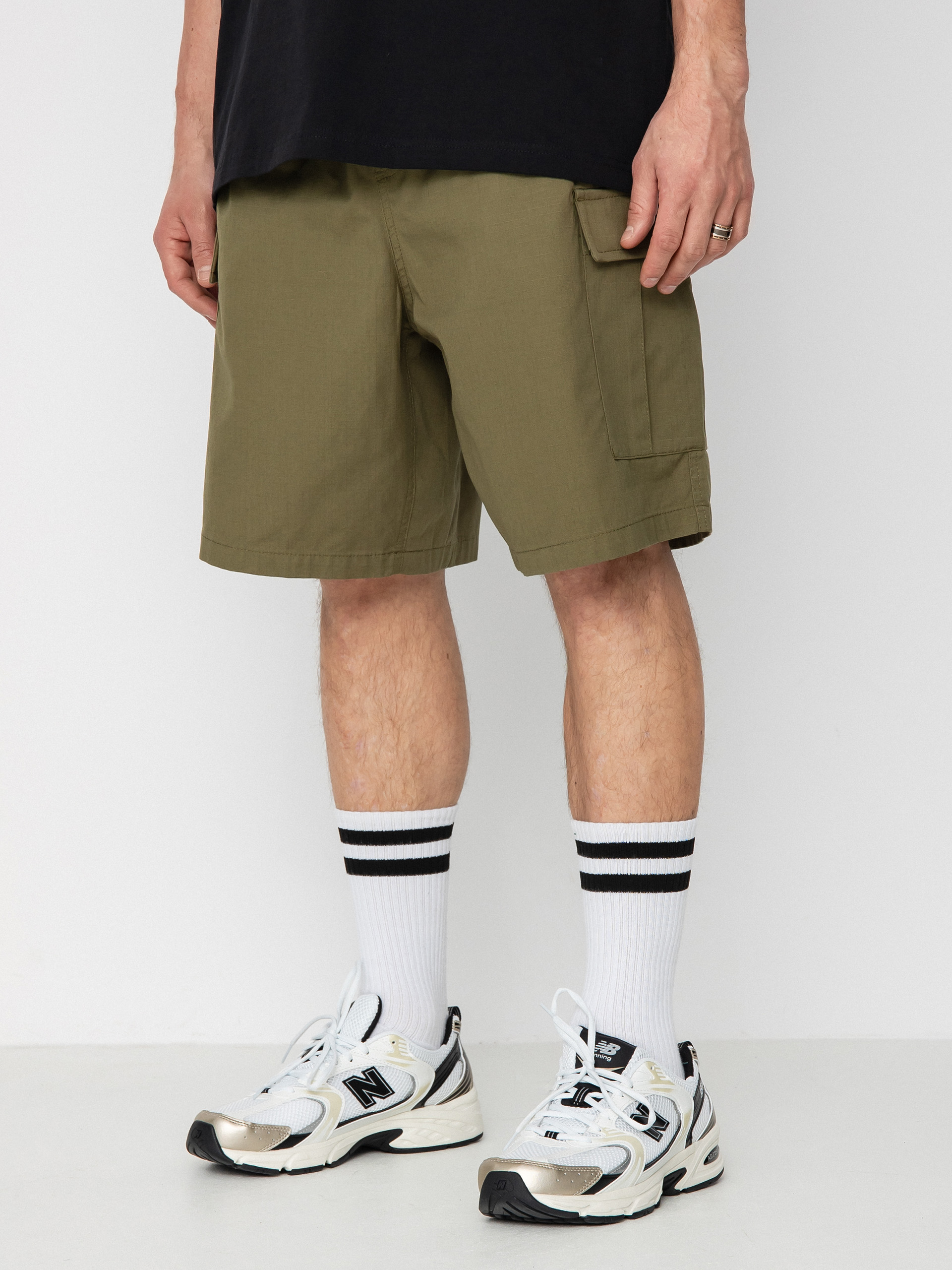 Szorty OBEY Easy Ripstop Cargo (field green)