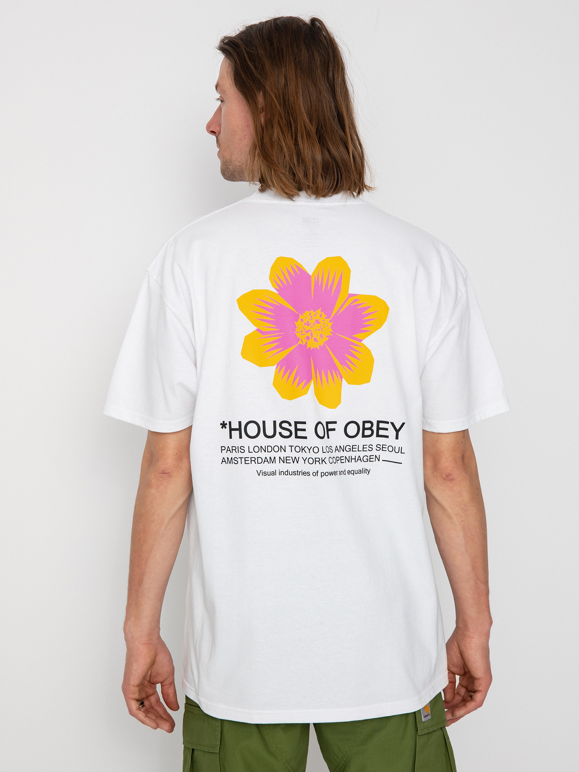 T-shirt OBEY House Of Obey Flower (white)