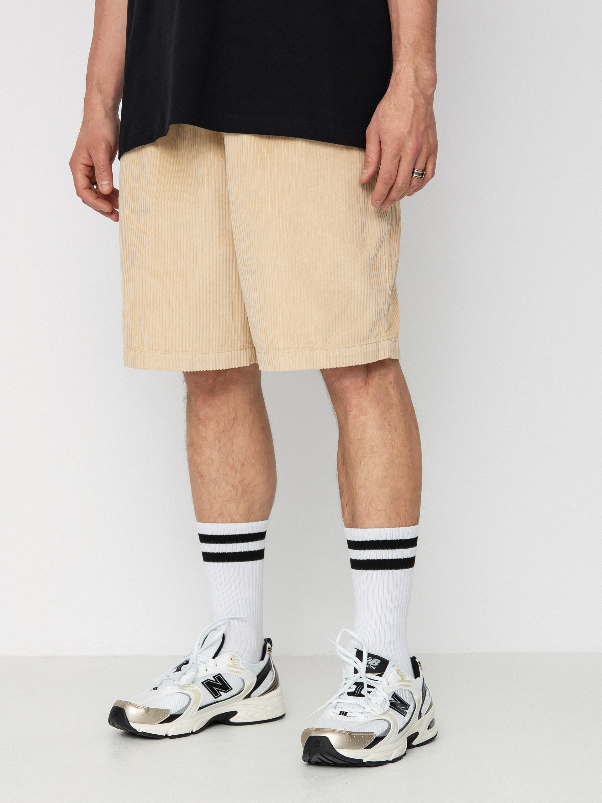 Szorty OBEY Easy Relaxed Corduroy (irish cream)